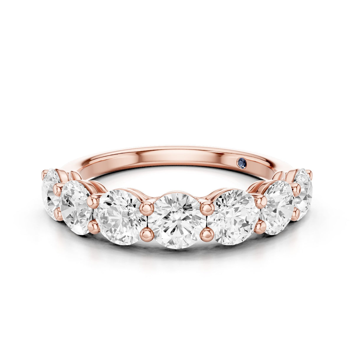 Aera – Round Seven Stone Wedding Band