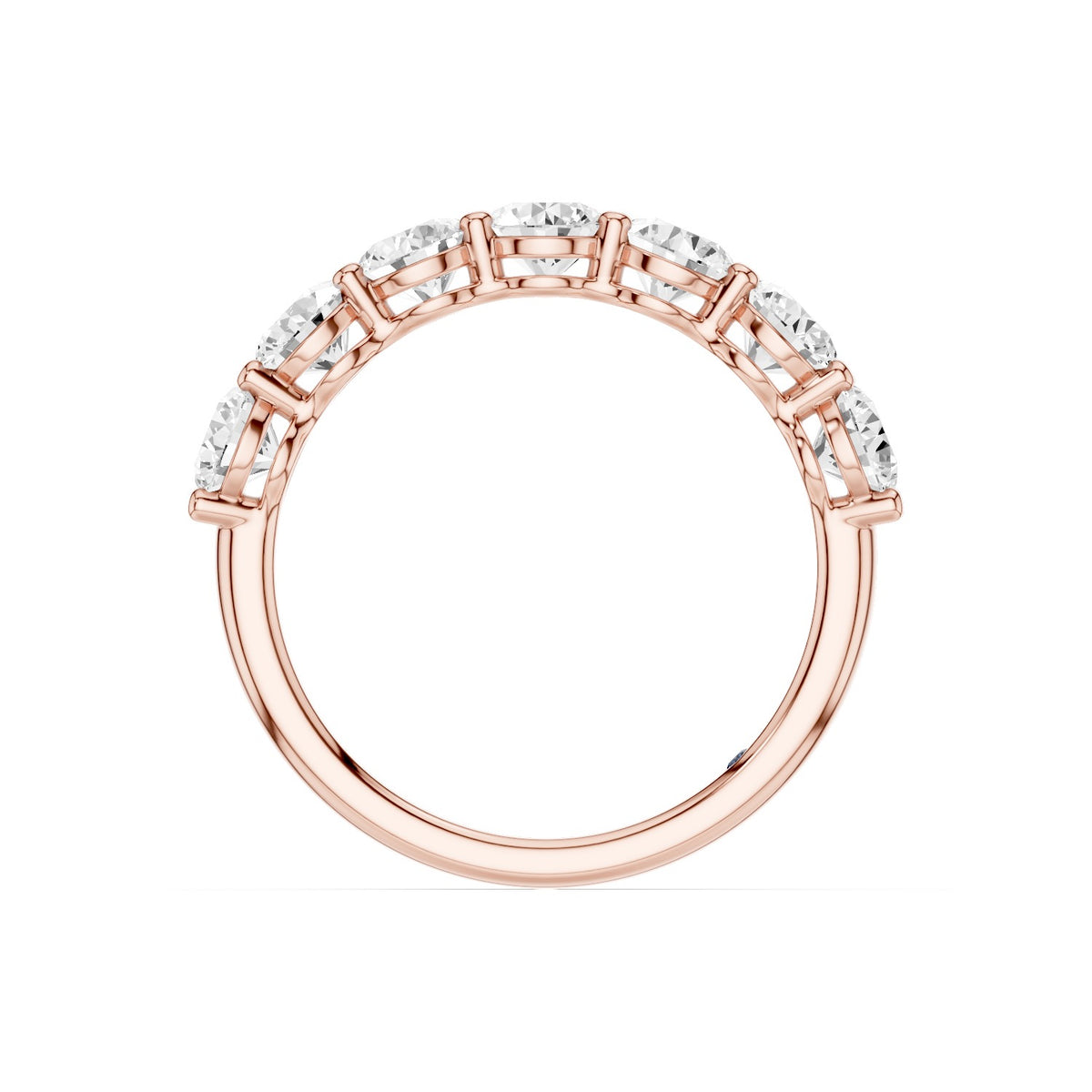 Aera – Round Seven Stone Wedding Band