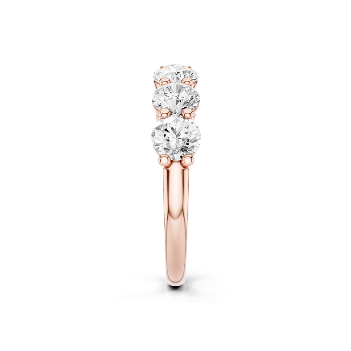 Aera – Round Seven Stone Wedding Band