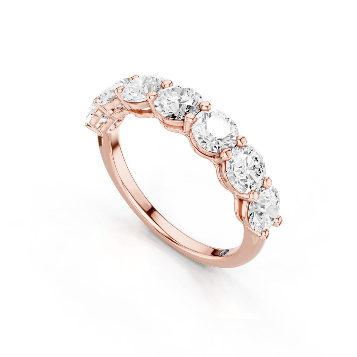 Aera – Round Seven Stone Wedding Band