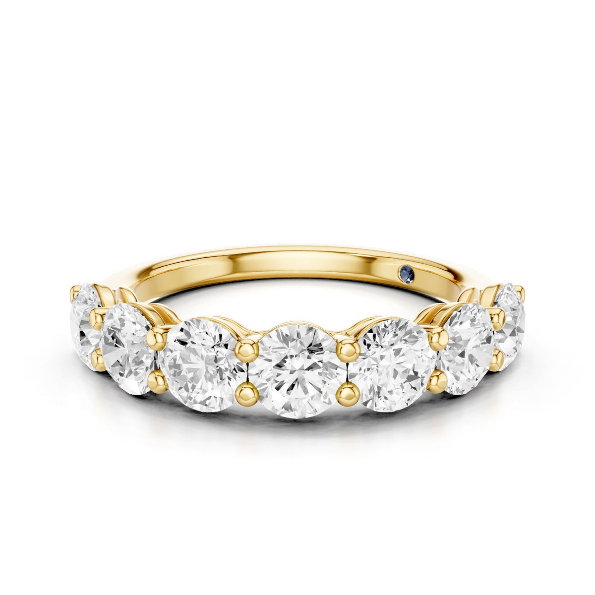 Aera – Round Seven Stone Wedding Band