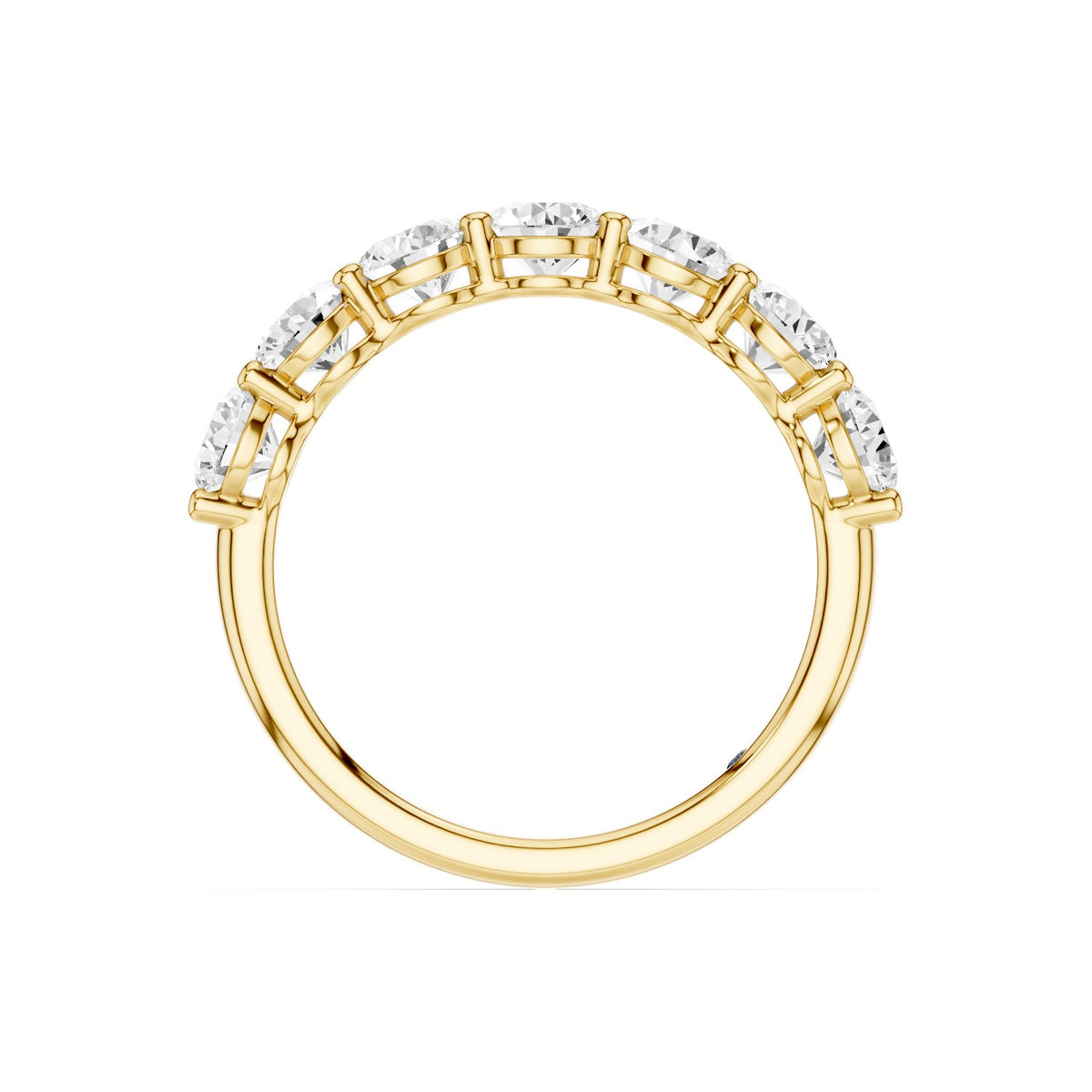 Aera – Round Seven Stone Wedding Band