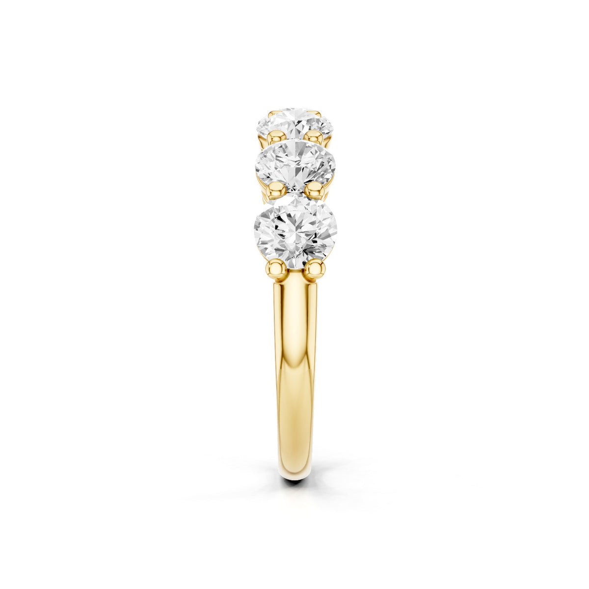 Aera – Round Seven Stone Wedding Band