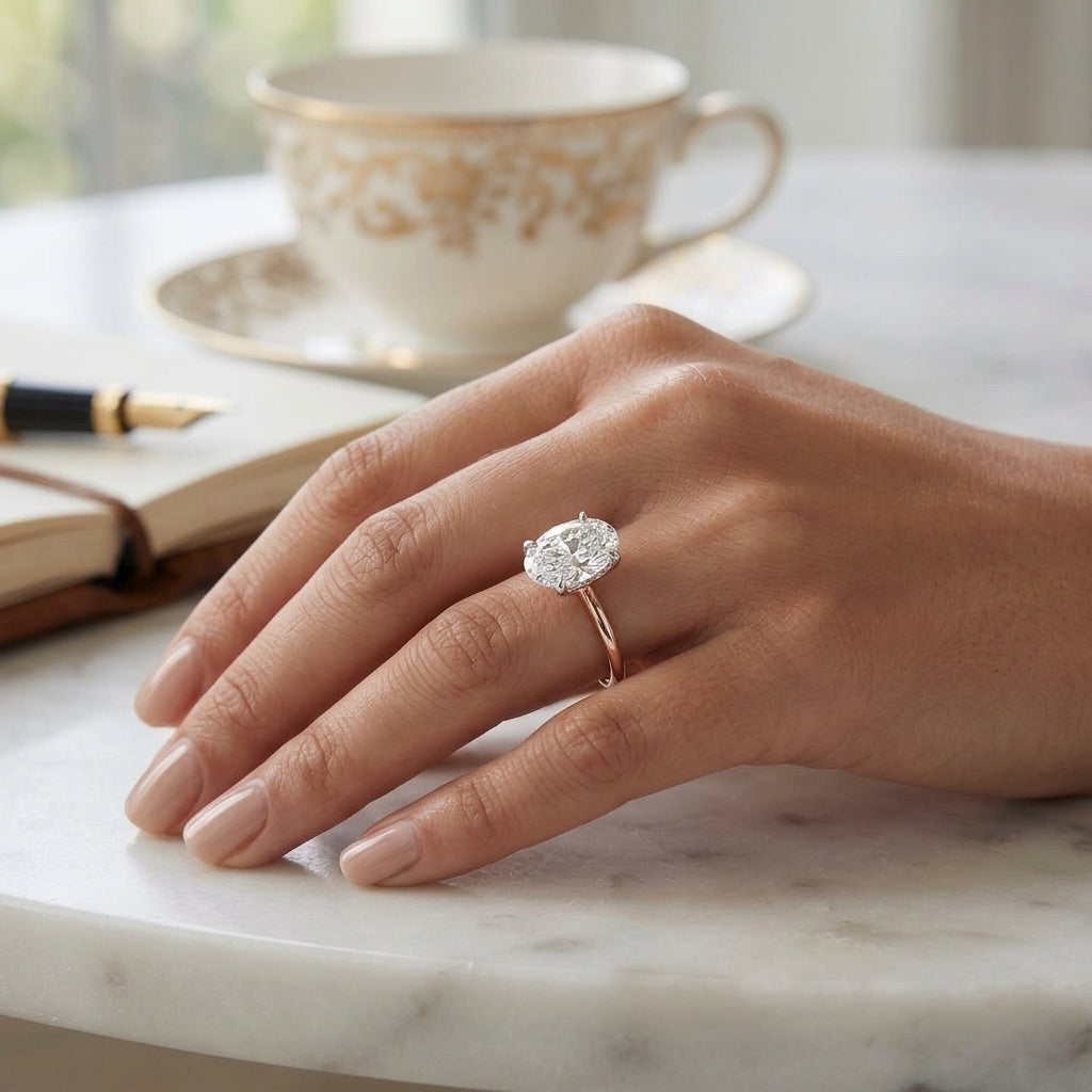 Aria – 2 Carat Oval Classic Solitaire