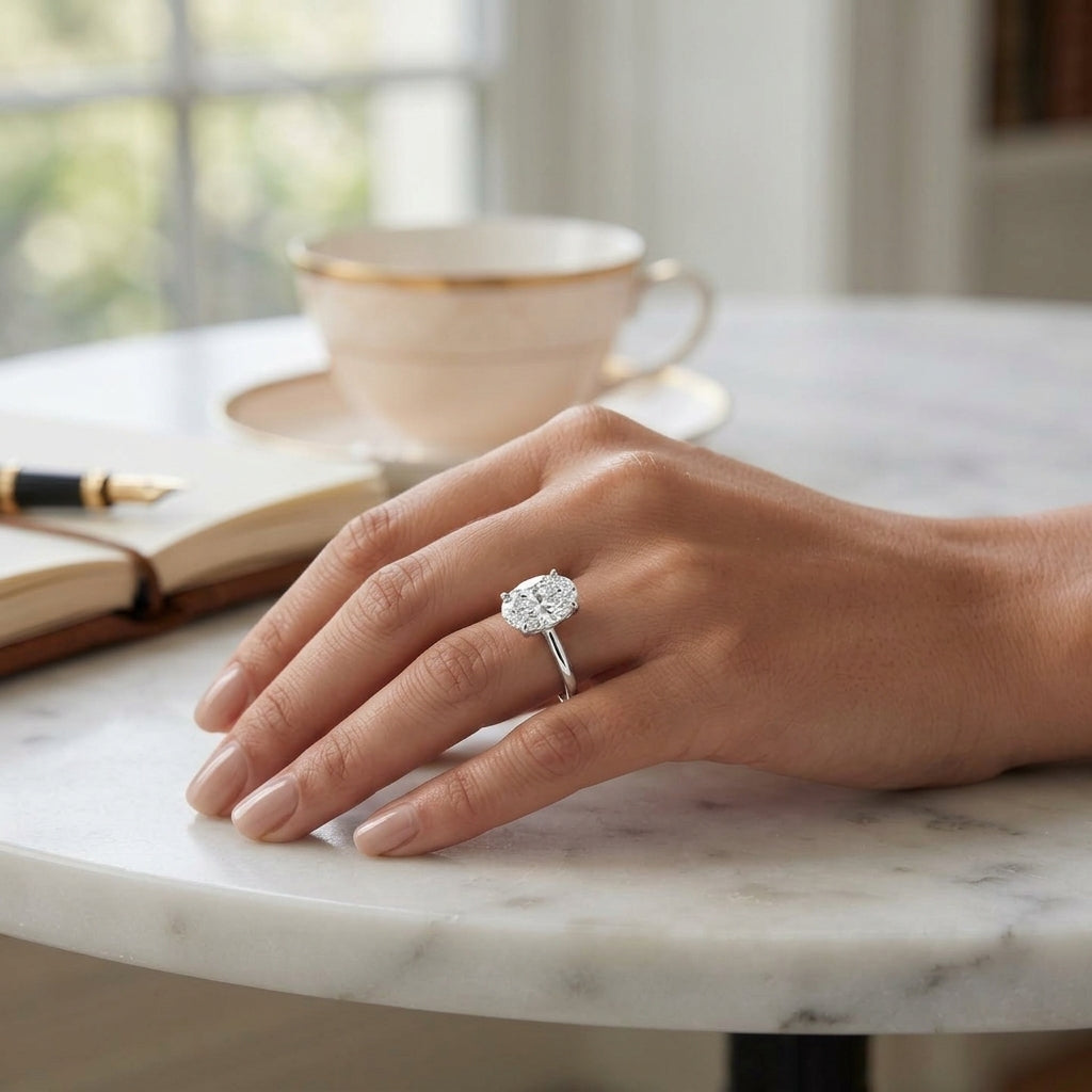 Aria – 2 Carat Oval Classic Solitaire