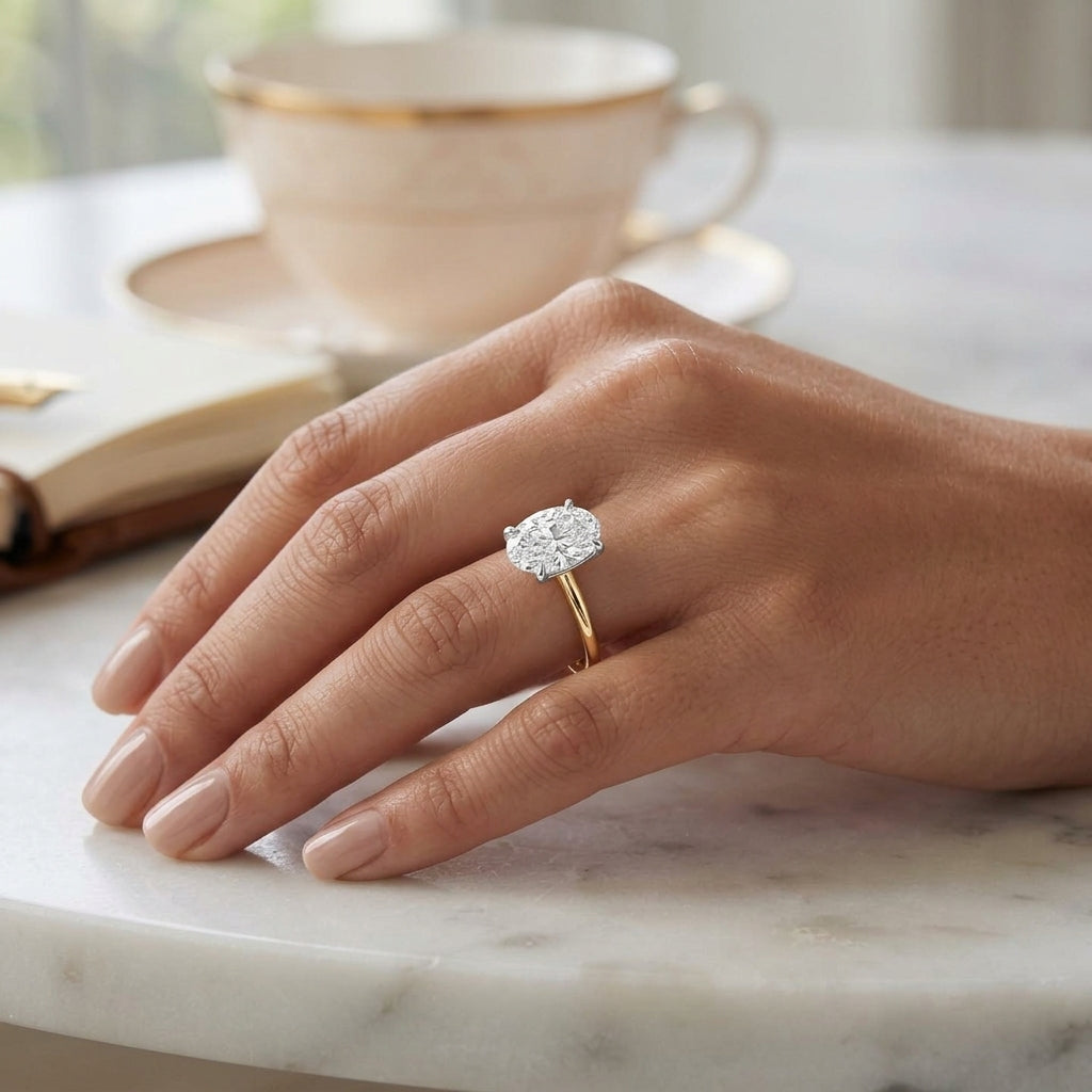 Aria – 3 Carat Oval Classic Solitaire