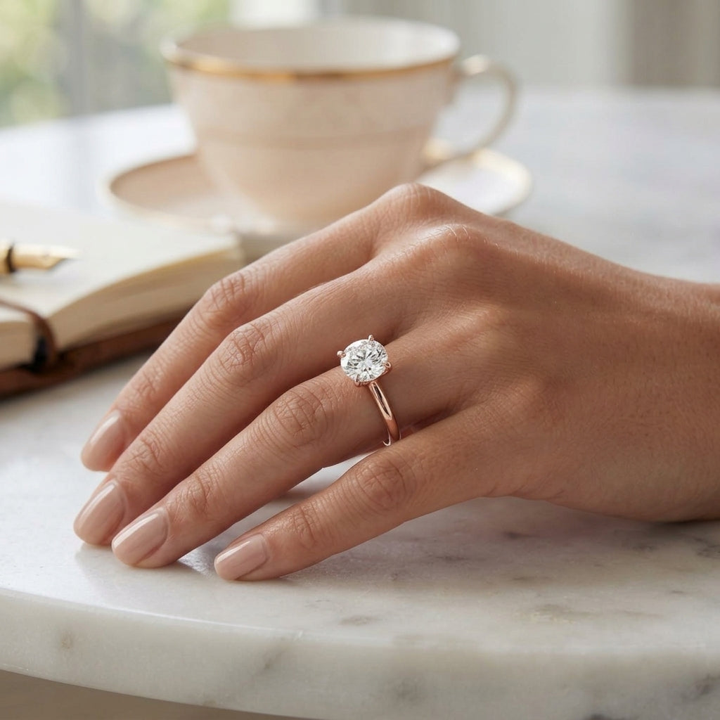 Aria – 2 Carat Round Classic Solitaire