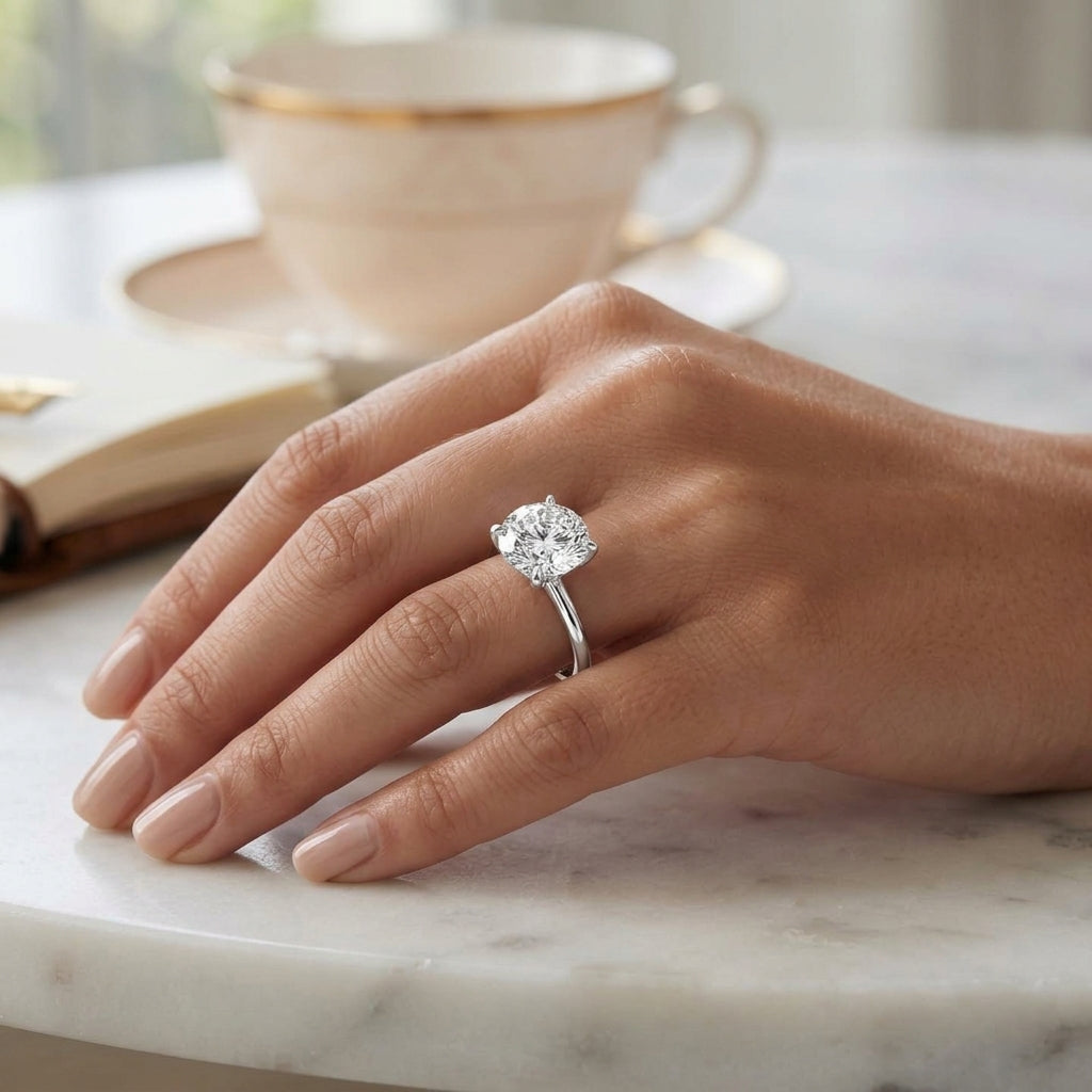 Aria – 3 Carat Round Classic Solitaire