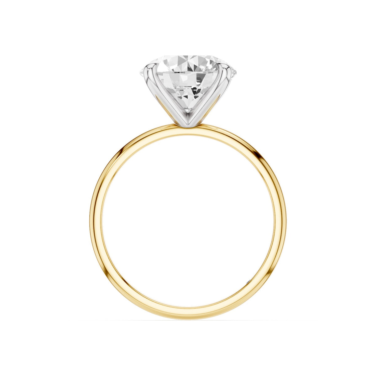 Aria – 3 Carat Round Classic Solitaire