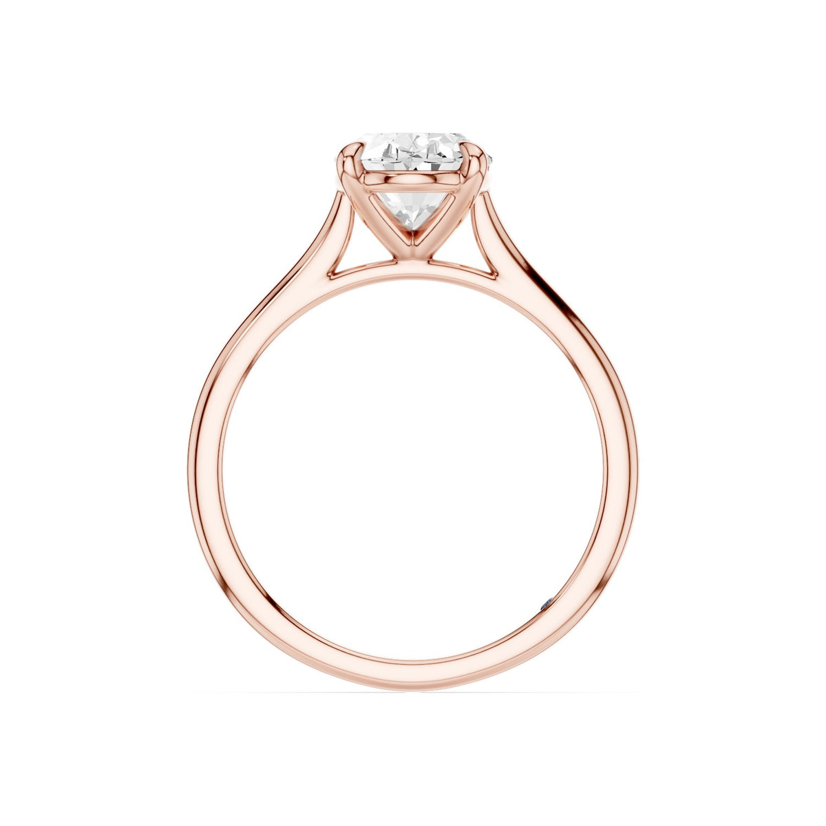 Iris – 2 Carat Oval Cathedral Classic Solitaire