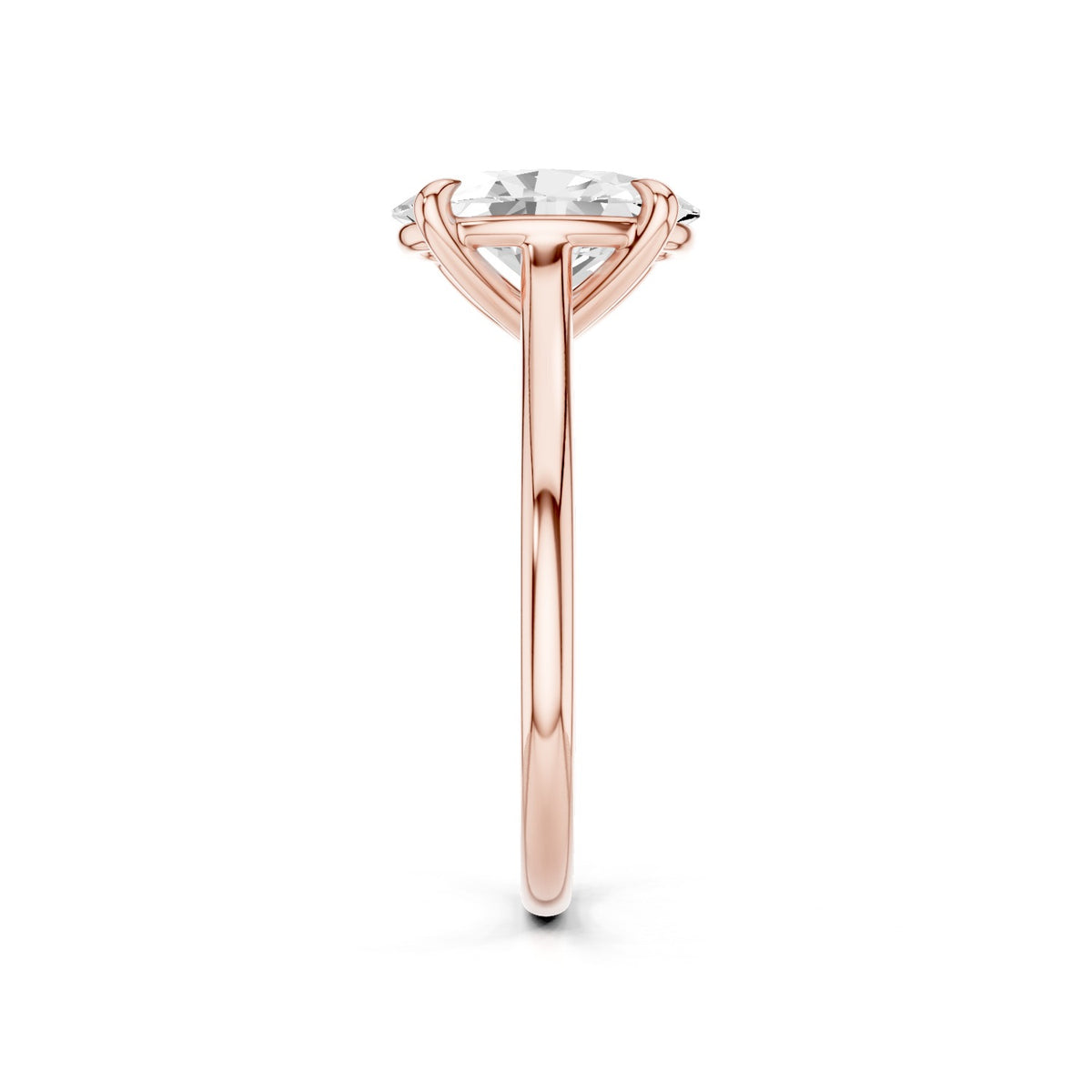 Iris – 2 Carat Oval Cathedral Classic Solitaire