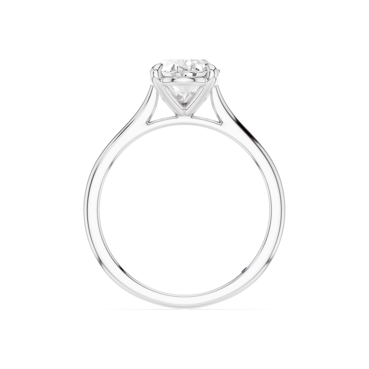 Iris – 2 Carat Oval Cathedral Classic Solitaire