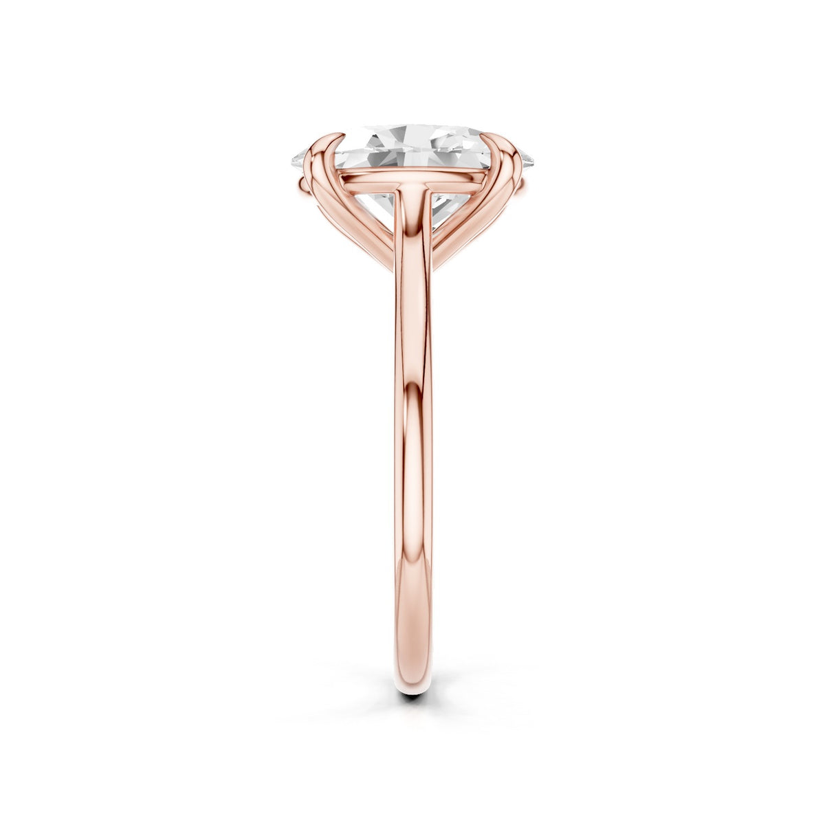Iris – 3 Carat Oval Cathedral Classic Solitaire