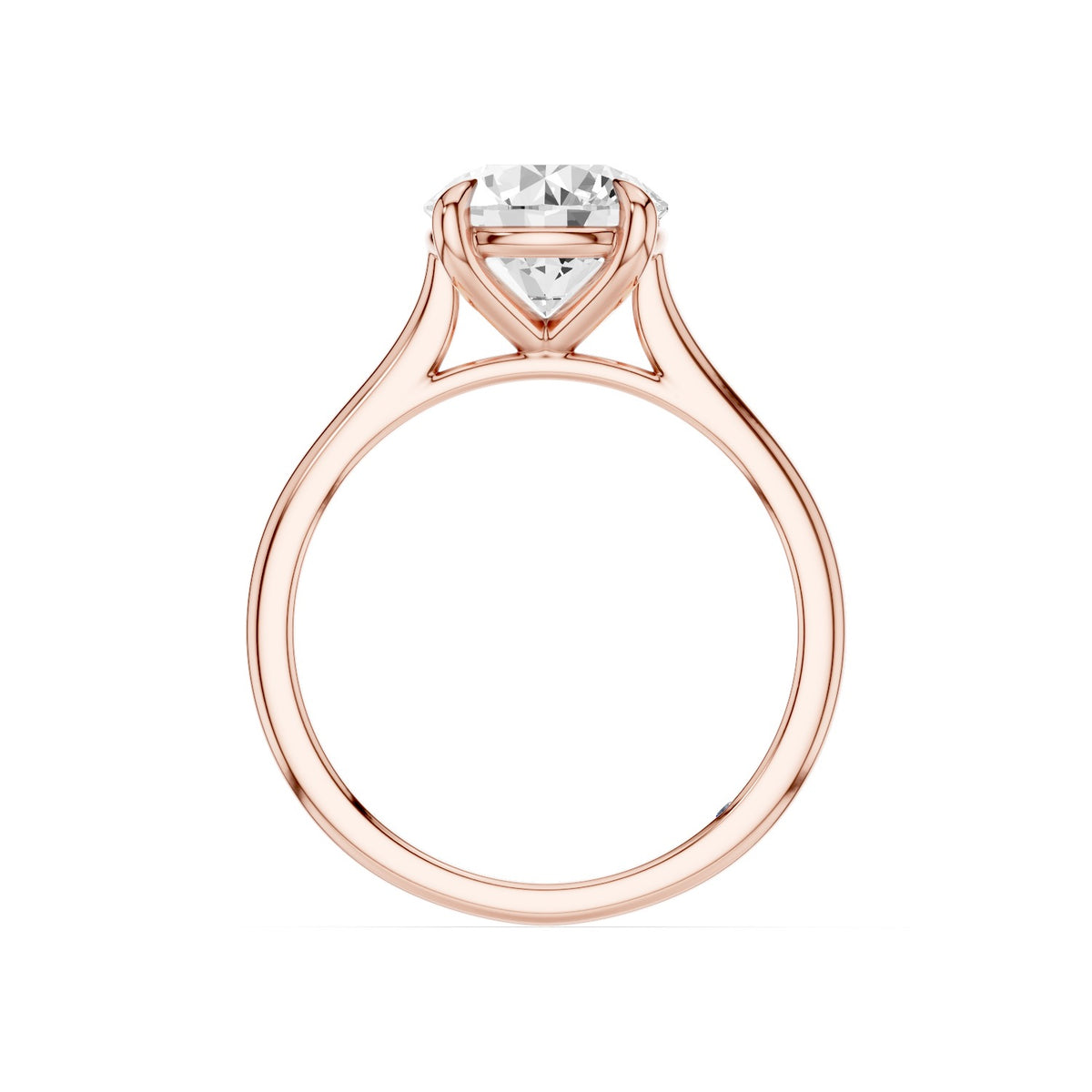 Iris – 2 Carat Round Cathedral Classic Solitaire