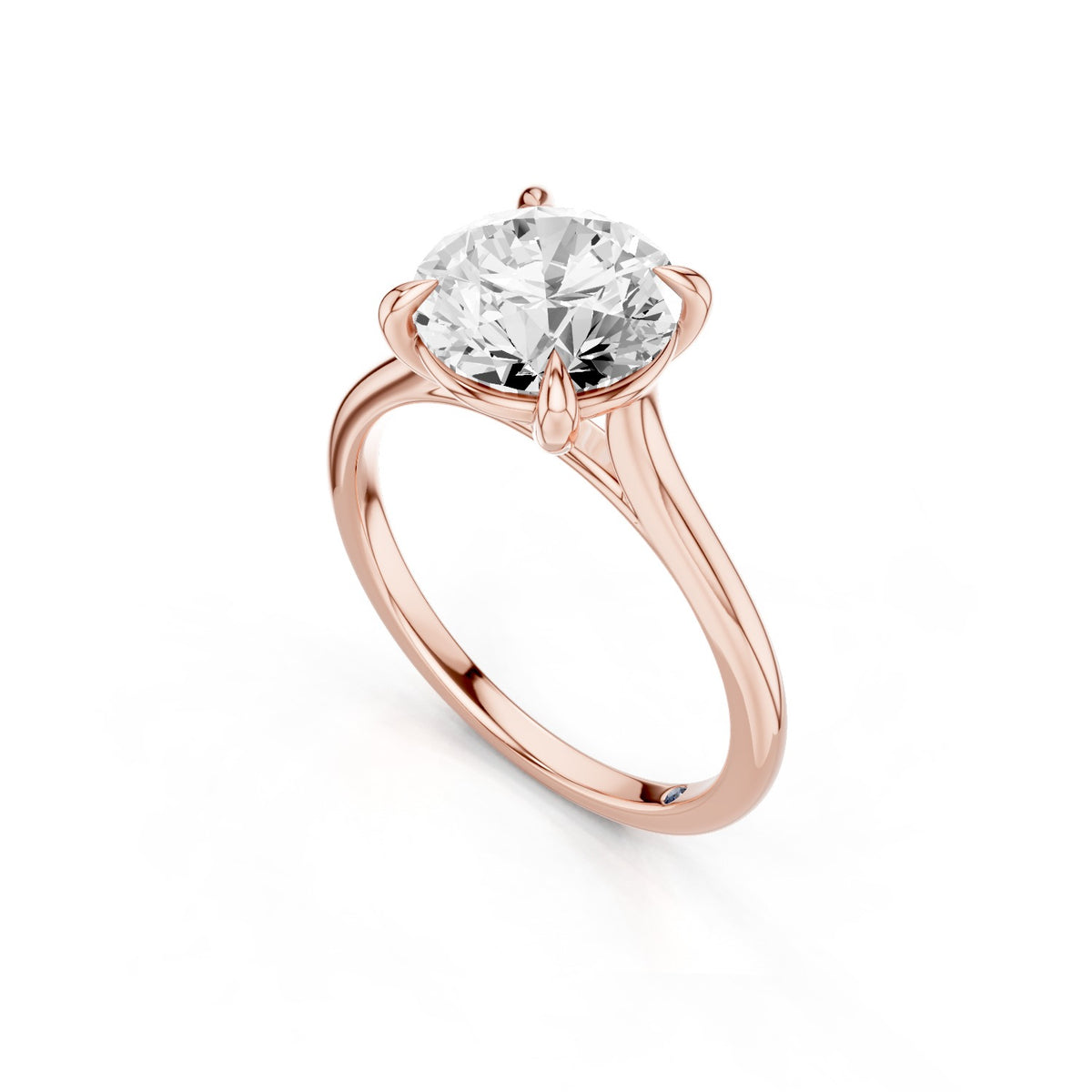 Iris – 2 Carat Round Cathedral Classic Solitaire