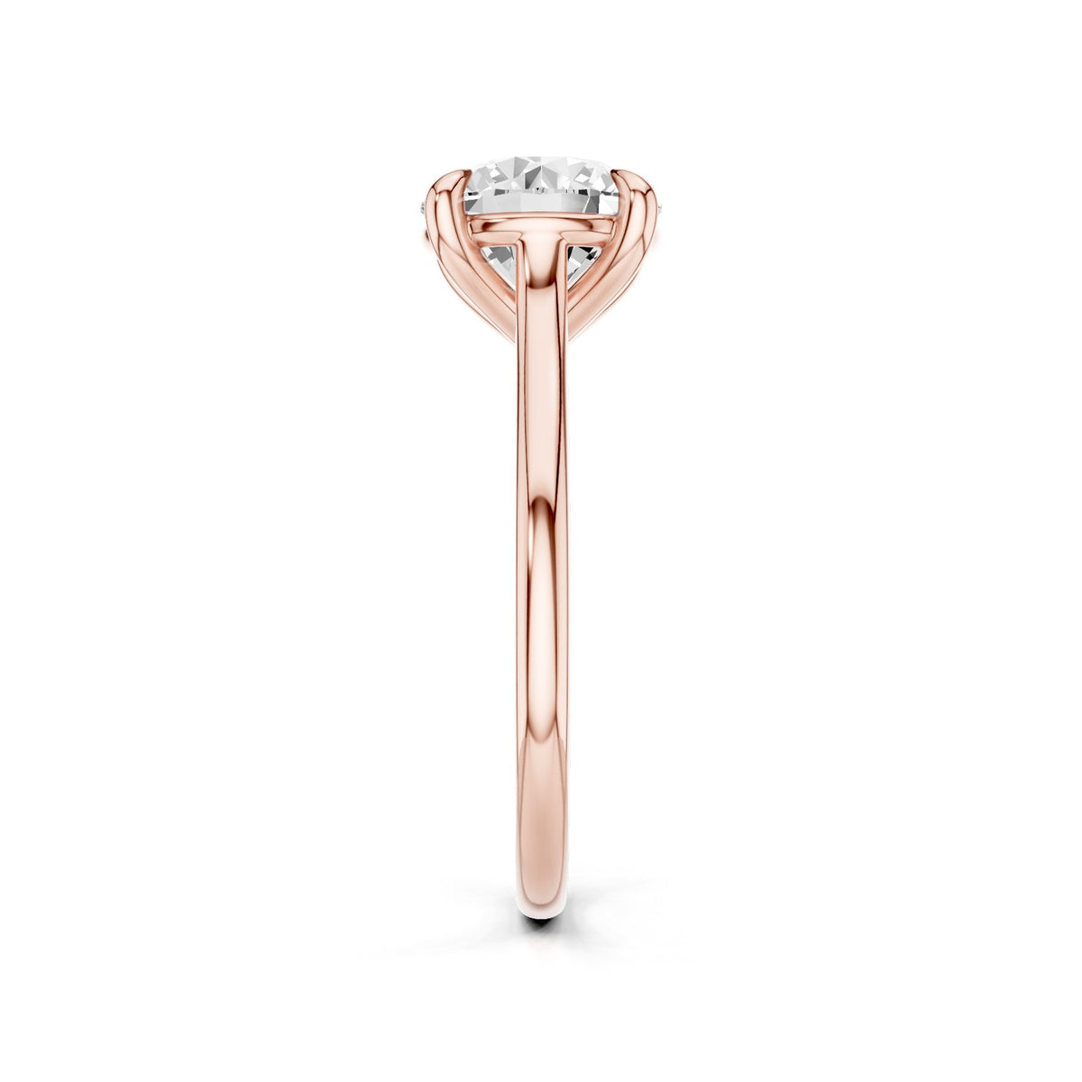 Iris – 2 Carat Round Cathedral Classic Solitaire