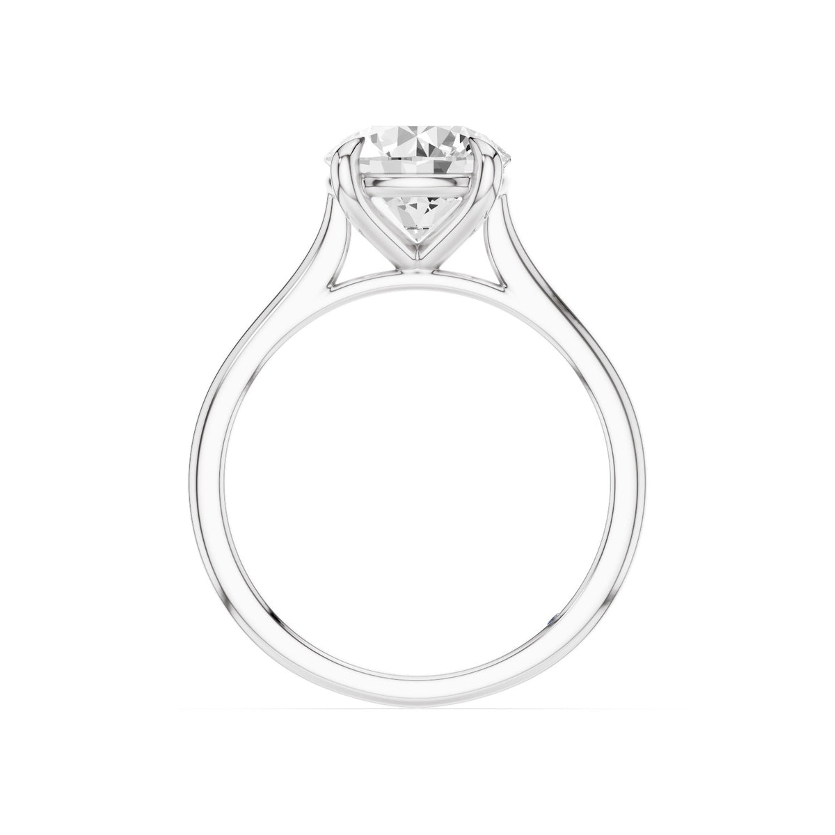 Iris – 2 Carat Round Cathedral Classic Solitaire