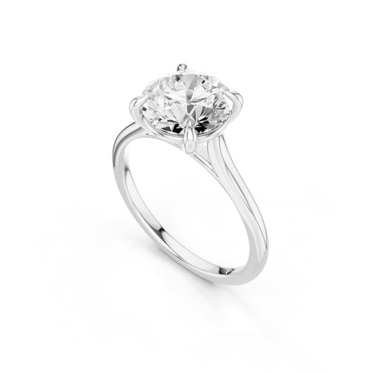 Iris – 2 Carat Round Cathedral Classic Solitaire