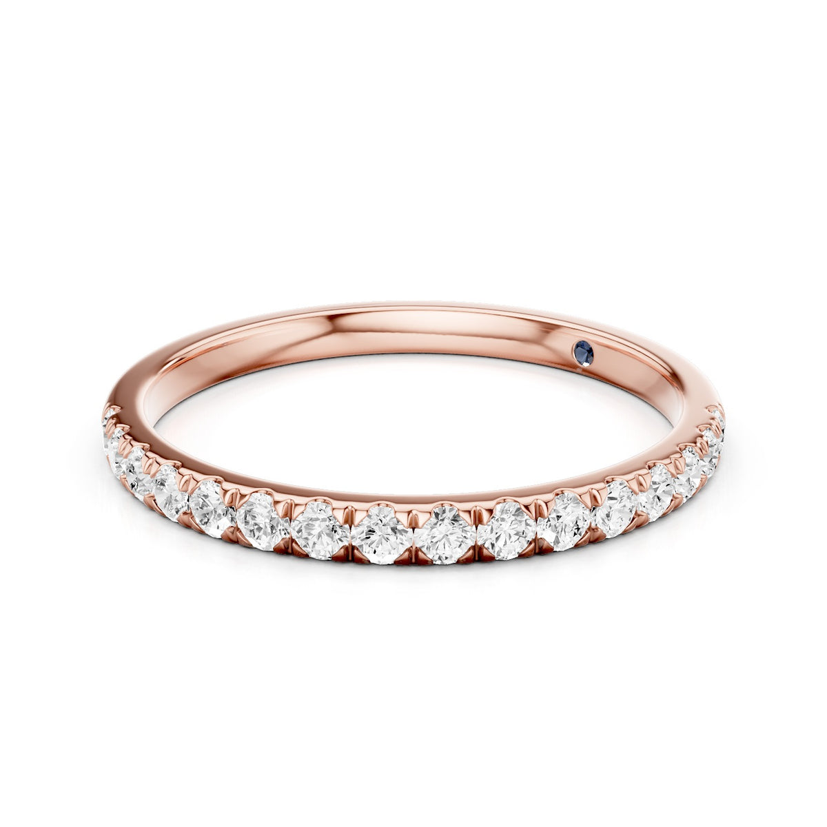 Nysa – Pavé Wedding Band