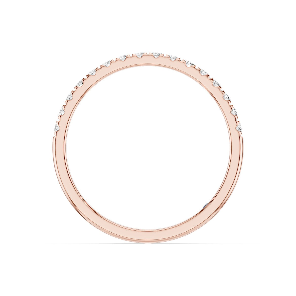 Nysa – Pavé Wedding Band