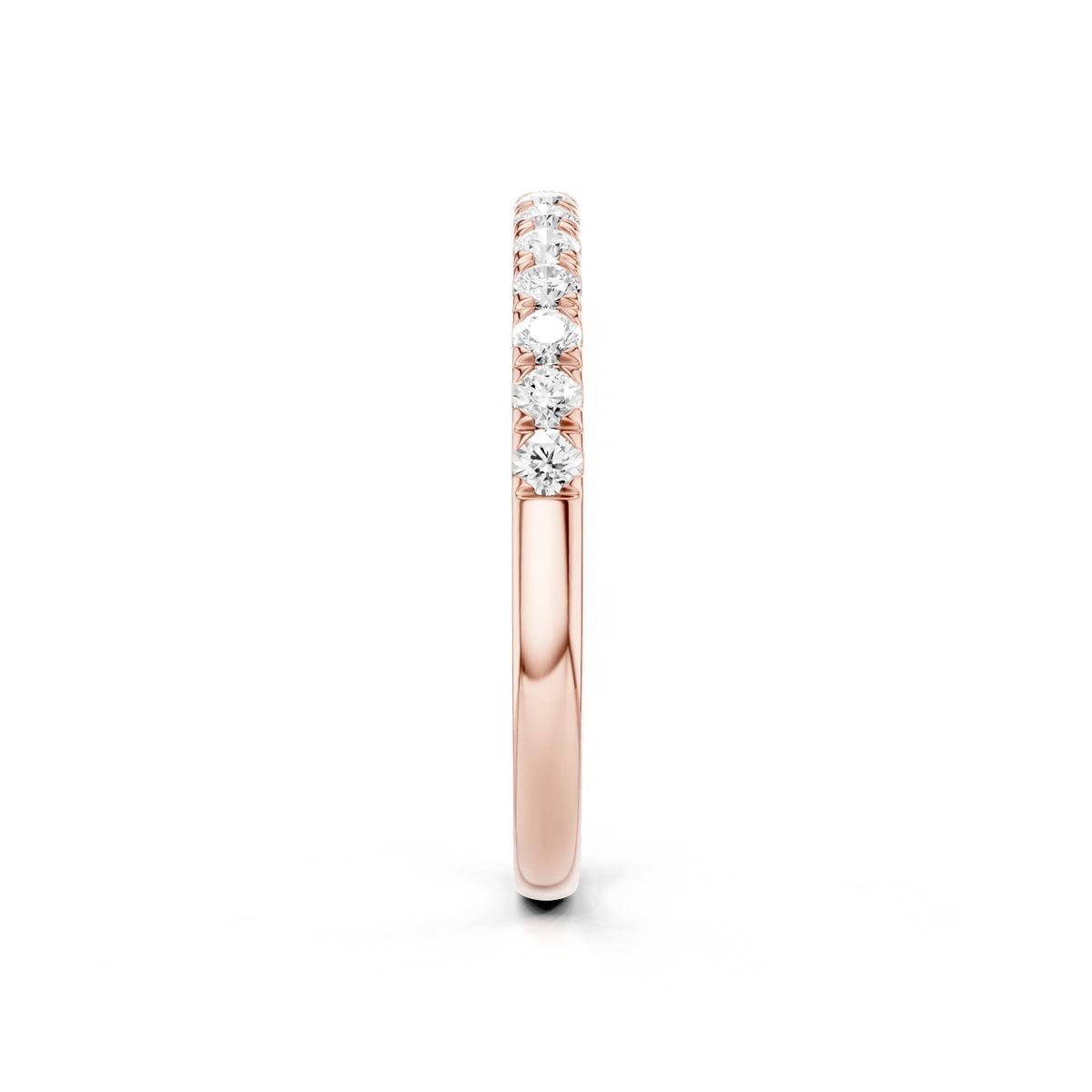 Nysa – Pavé Wedding Band