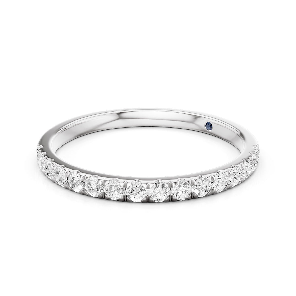 Nysa – Pavé Wedding Band