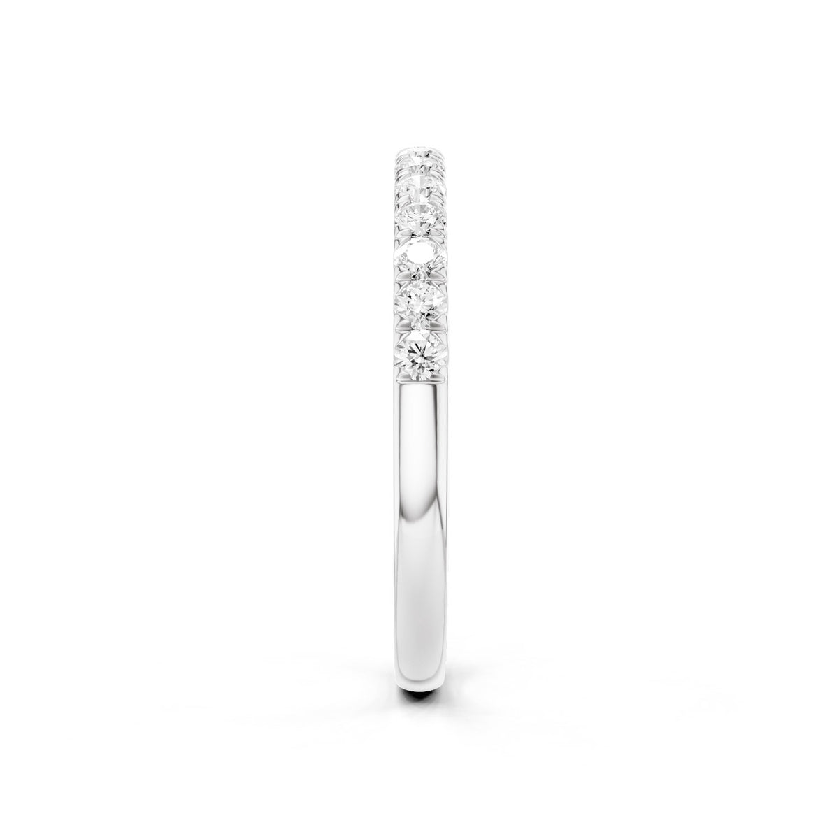 Nysa – Pavé Wedding Band