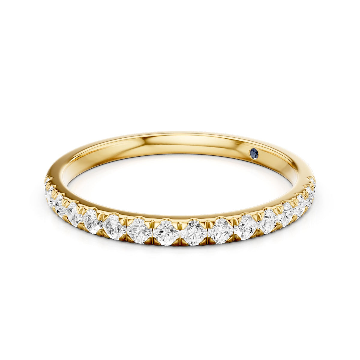 Nysa – Pavé Wedding Band