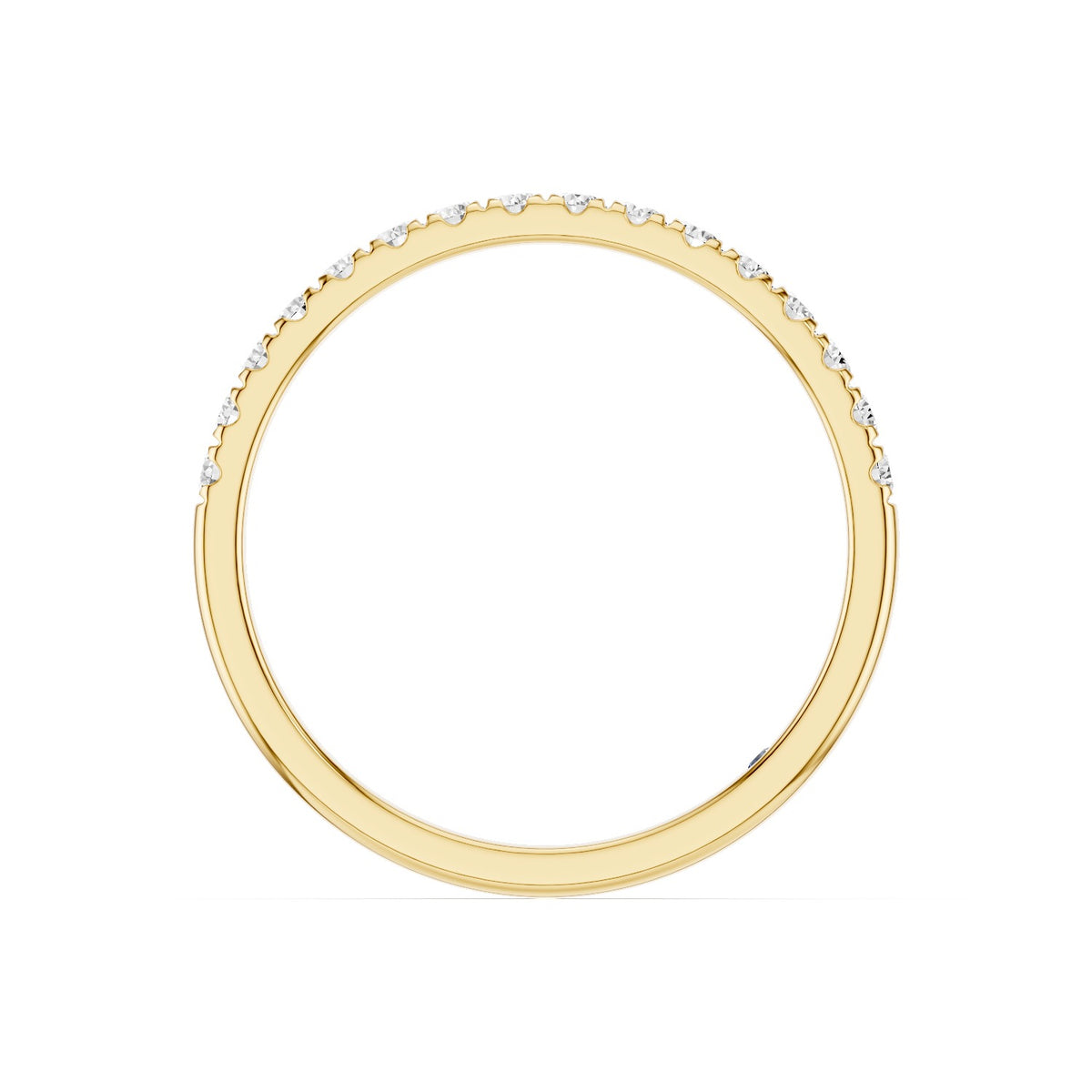 Nysa – Pavé Wedding Band