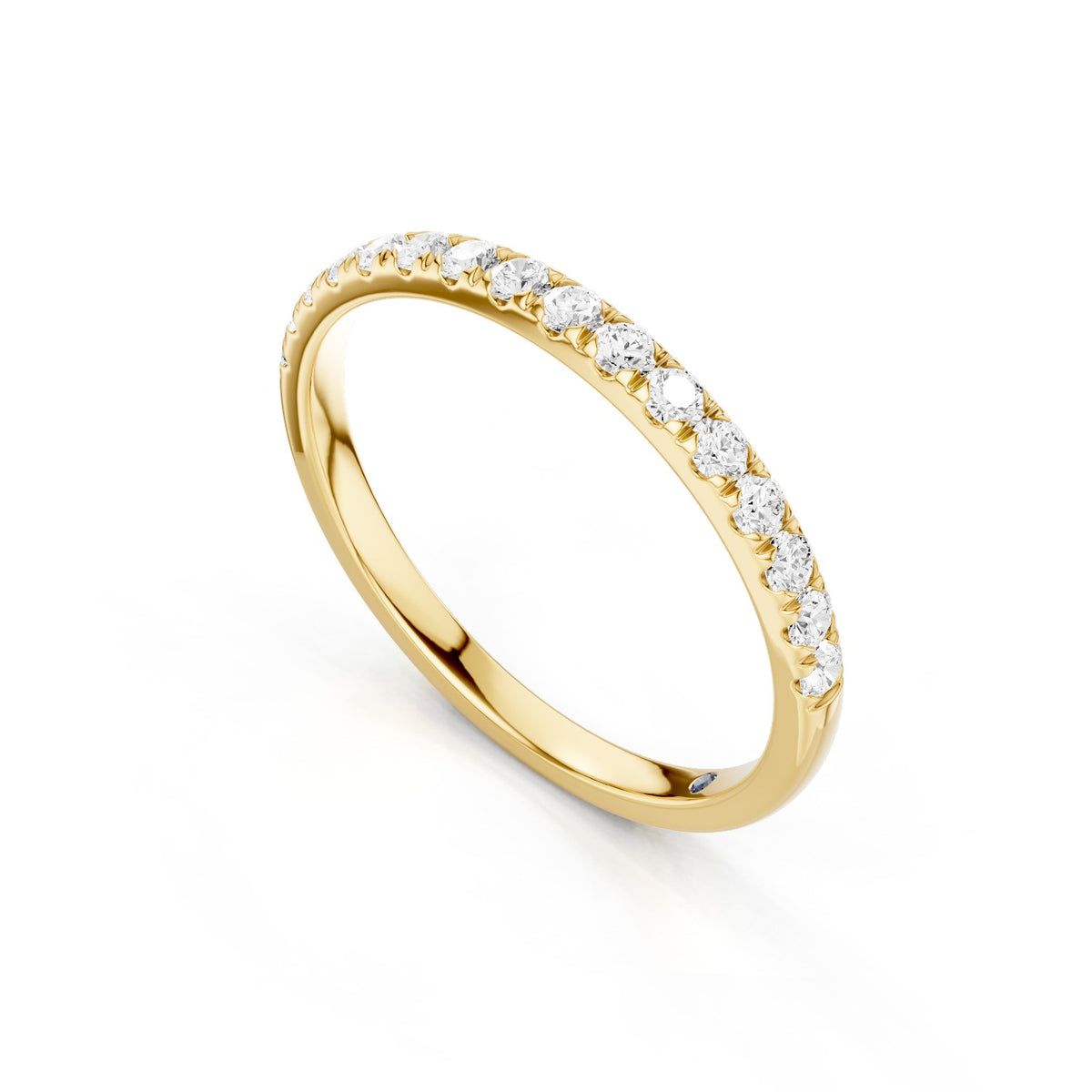 Nysa – Pavé Wedding Band