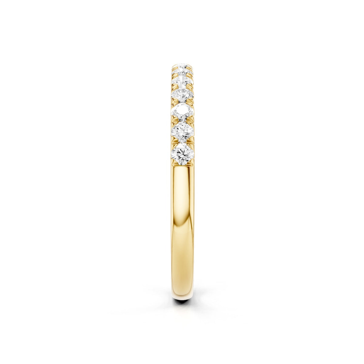 Nysa – Pavé Wedding Band