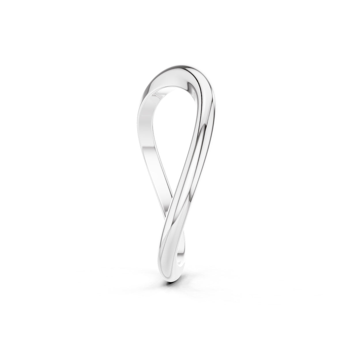 Aelin – Curved Wedding Band