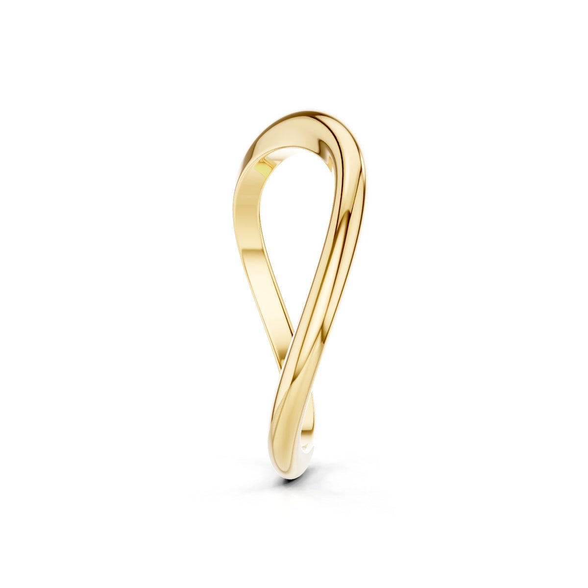 Aelin – Curved Wedding Band