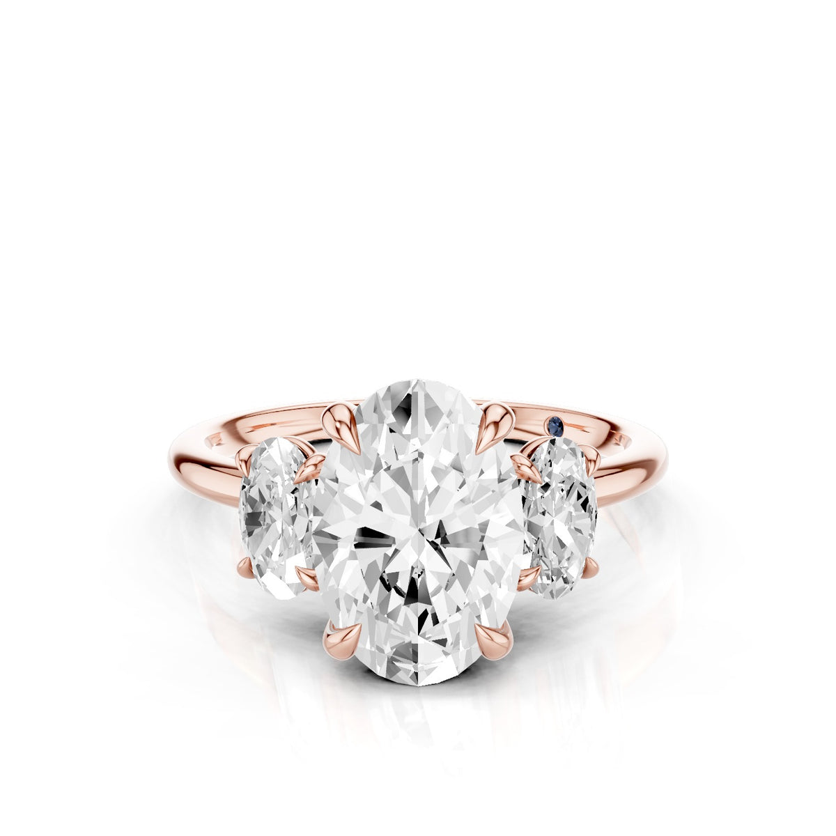 Calista – 2 Carat Classic Oval Three Stone