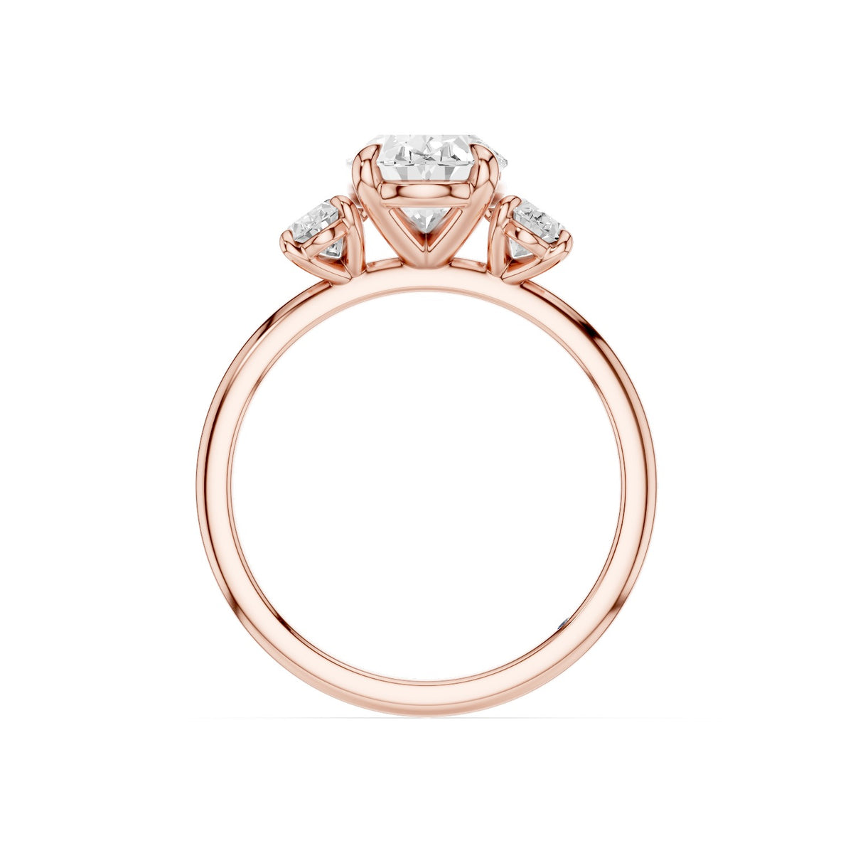 Calista – 2 Carat Classic Oval Three Stone