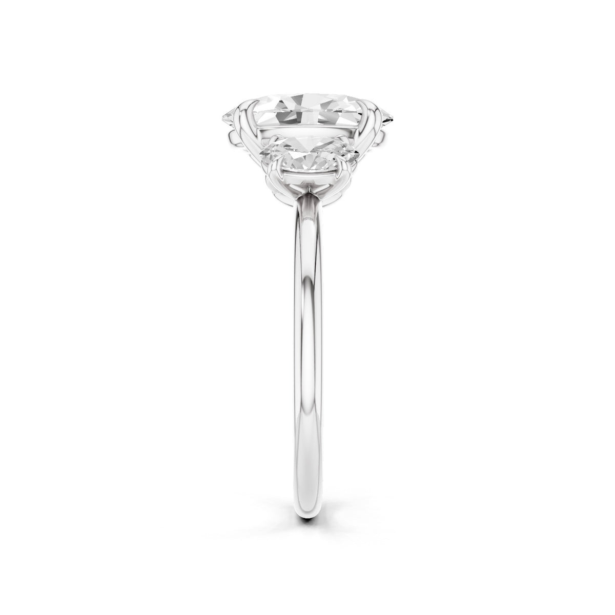 Calista – 2 Carat Classic Oval Three Stone