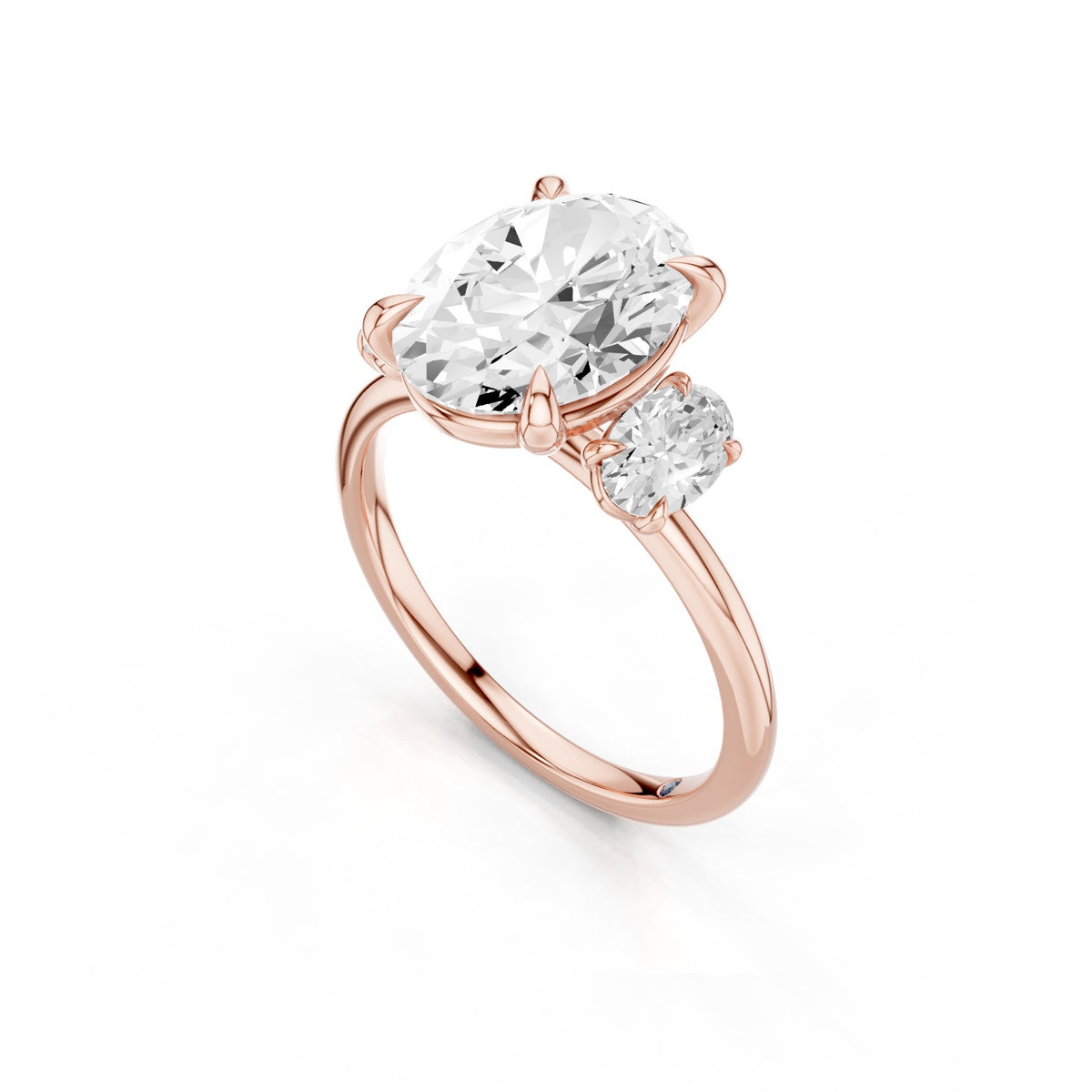 Calista – 3 Carat Classic Oval Three Stone