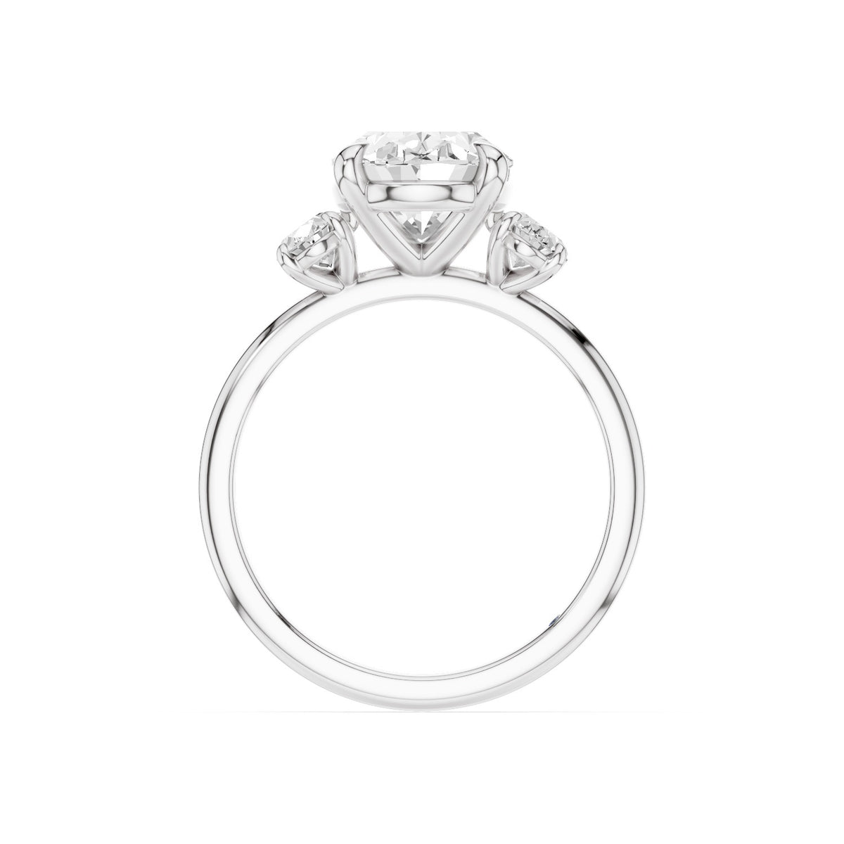Calista – 3 Carat Classic Oval Three Stone