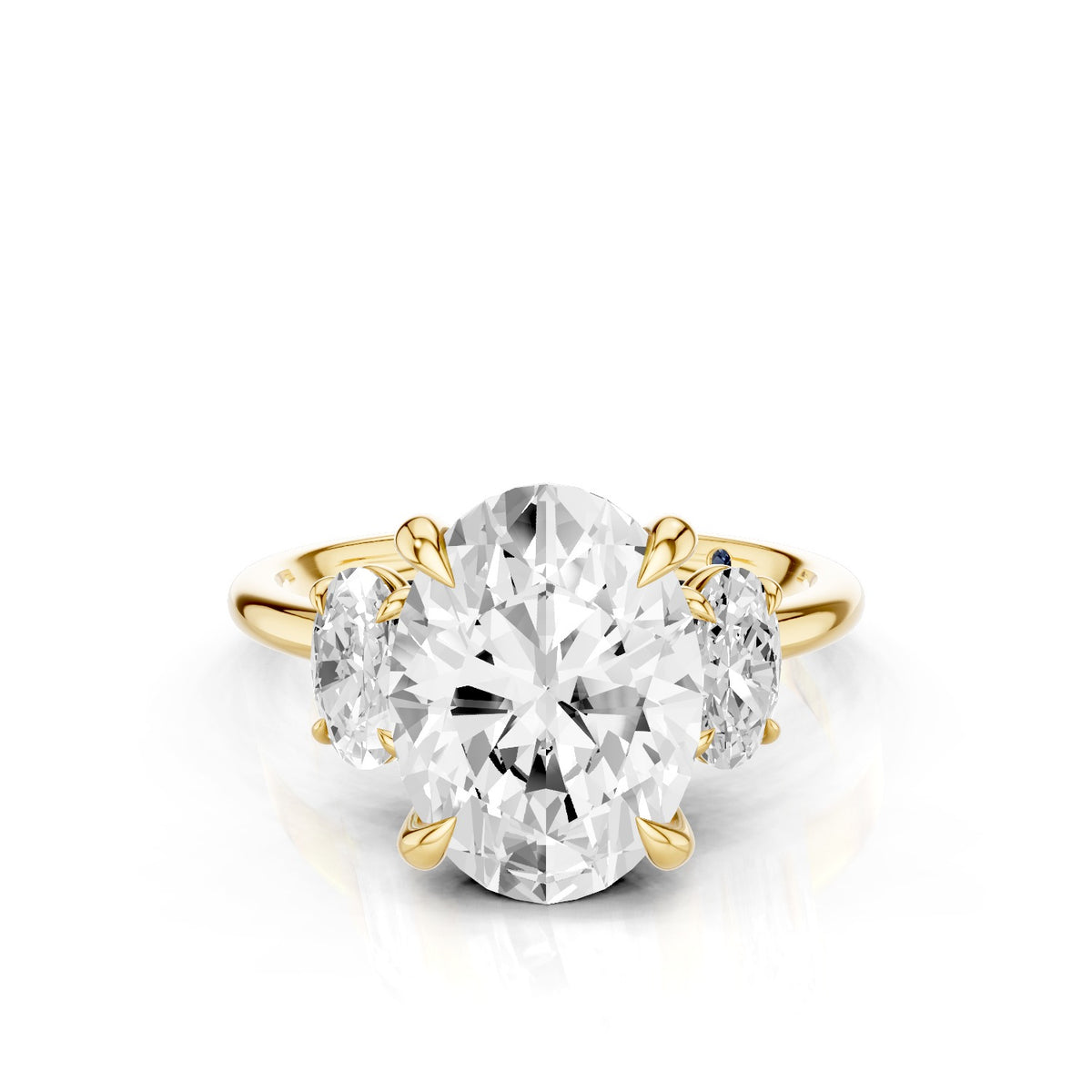 Calista – 3 Carat Classic Oval Three Stone