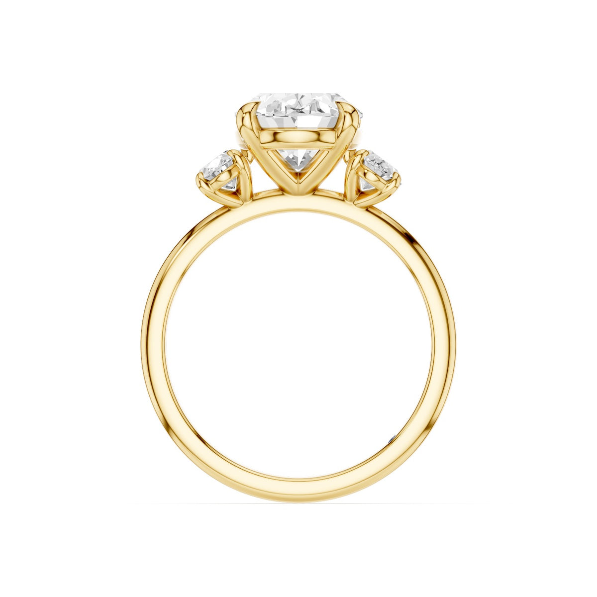 Calista – 3 Carat Classic Oval Three Stone