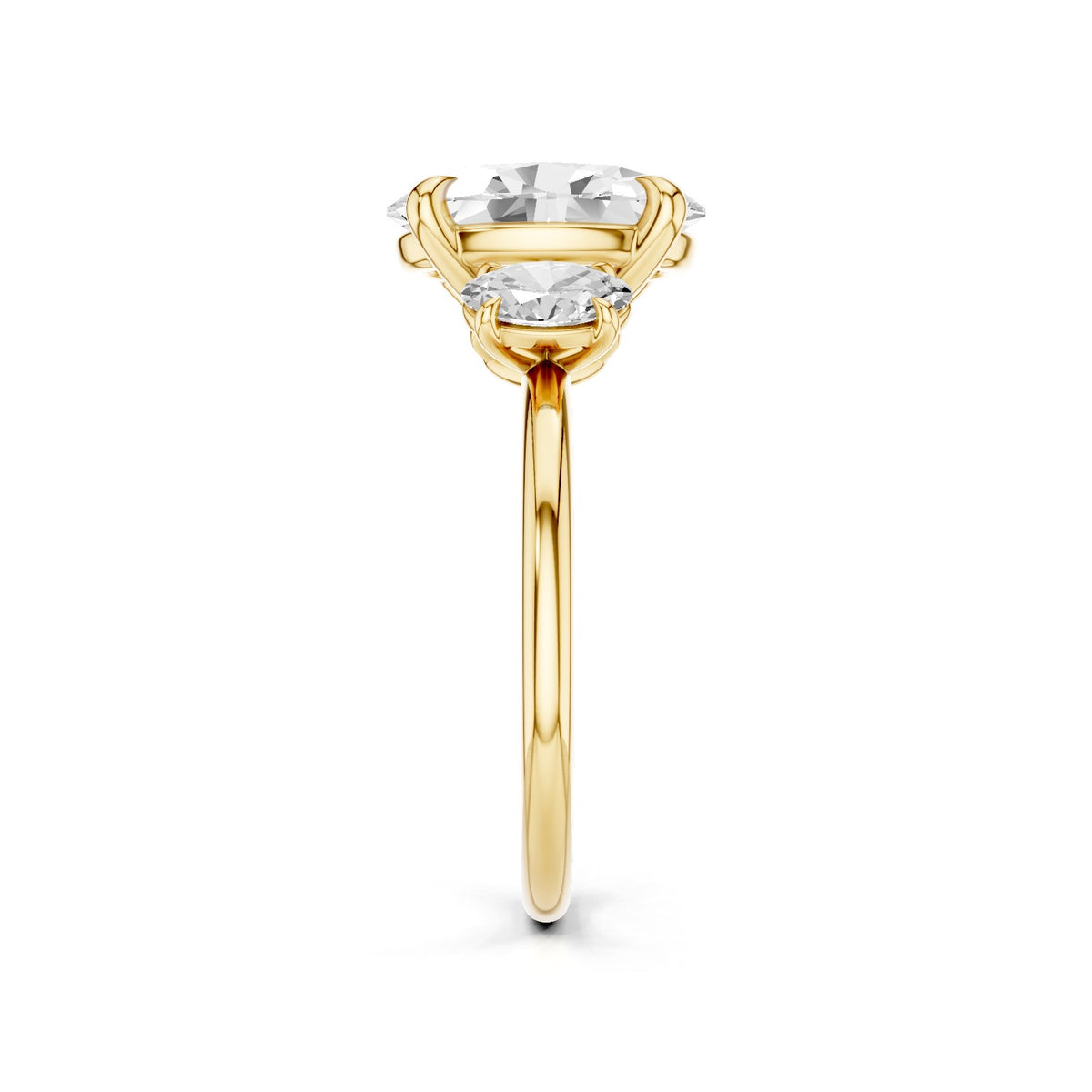 Calista – 3 Carat Classic Oval Three Stone
