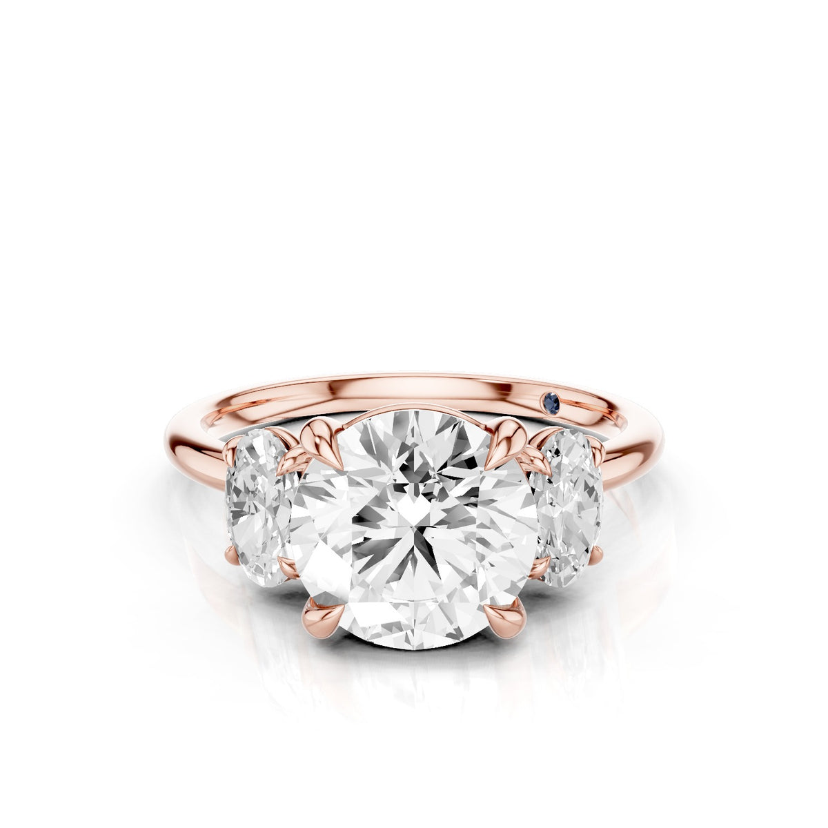 Calista – 2 Carat Classic Round Three Stone