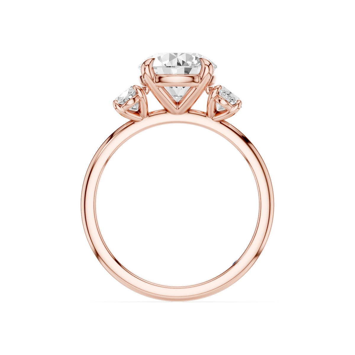 Calista – 2 Carat Classic Round Three Stone