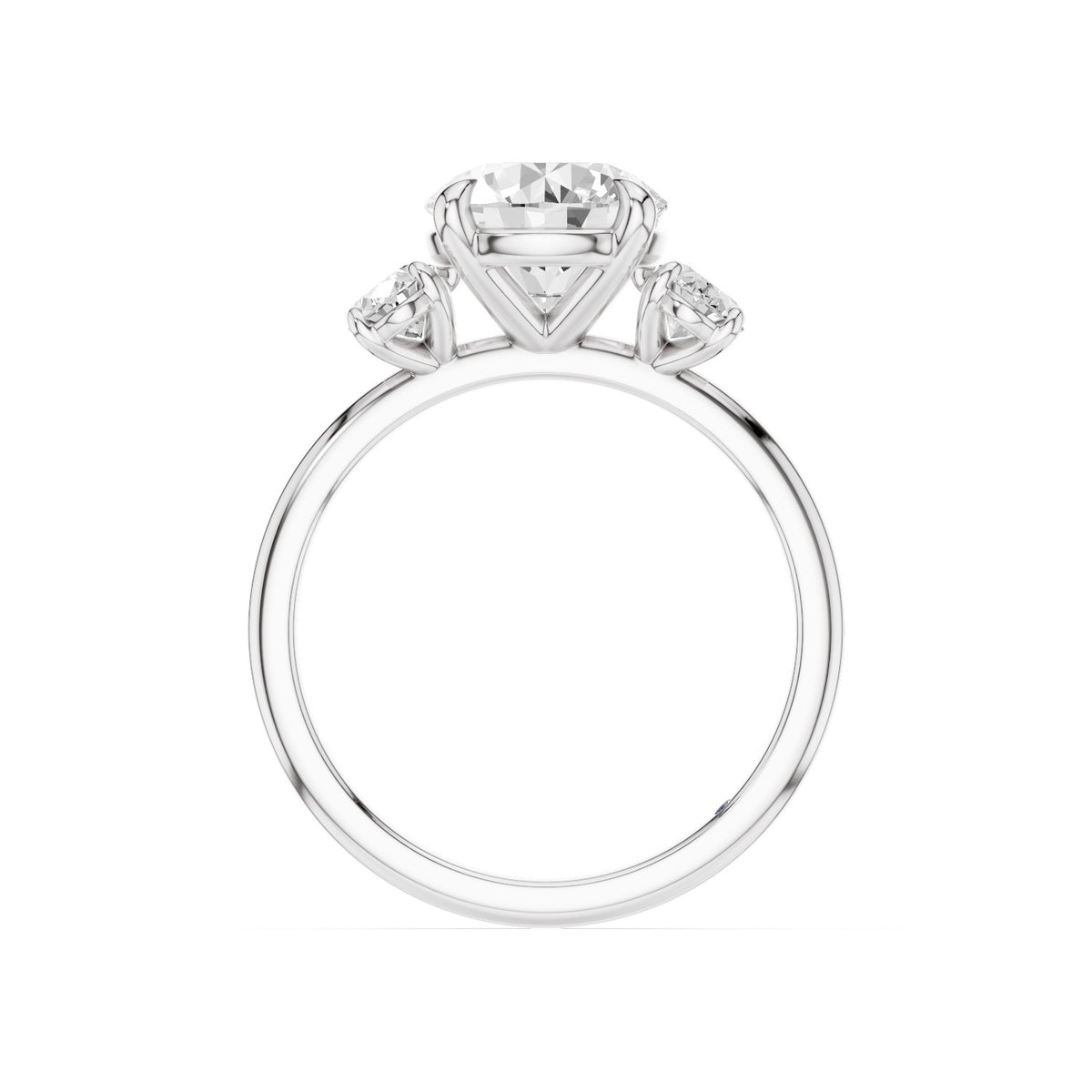 Calista – 2 Carat Classic Round Three Stone
