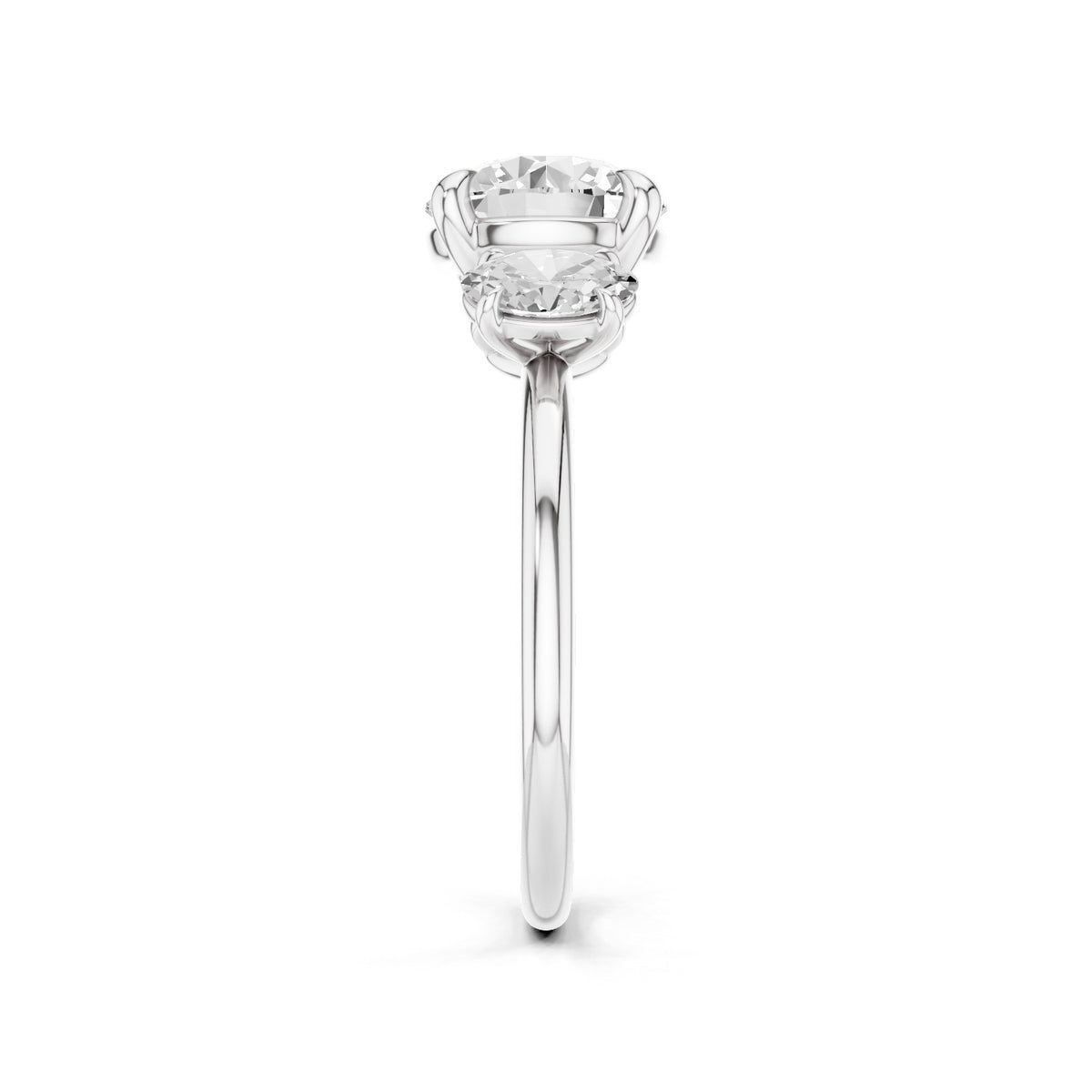 Calista – 2 Carat Classic Round Three Stone