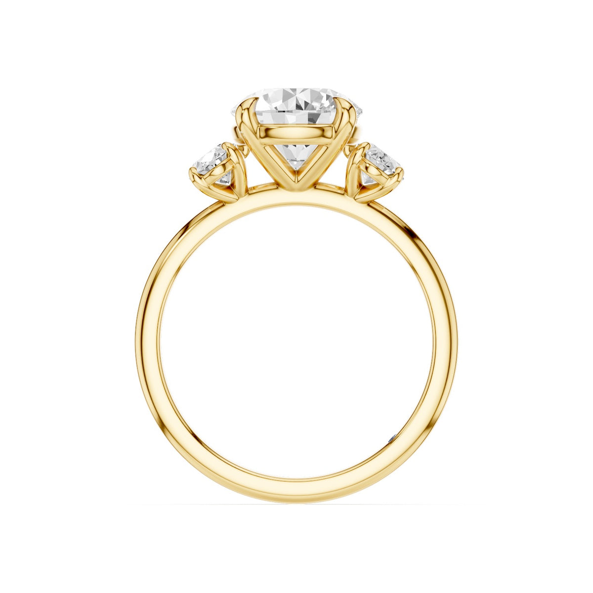 Calista – 2 Carat Classic Round Three Stone