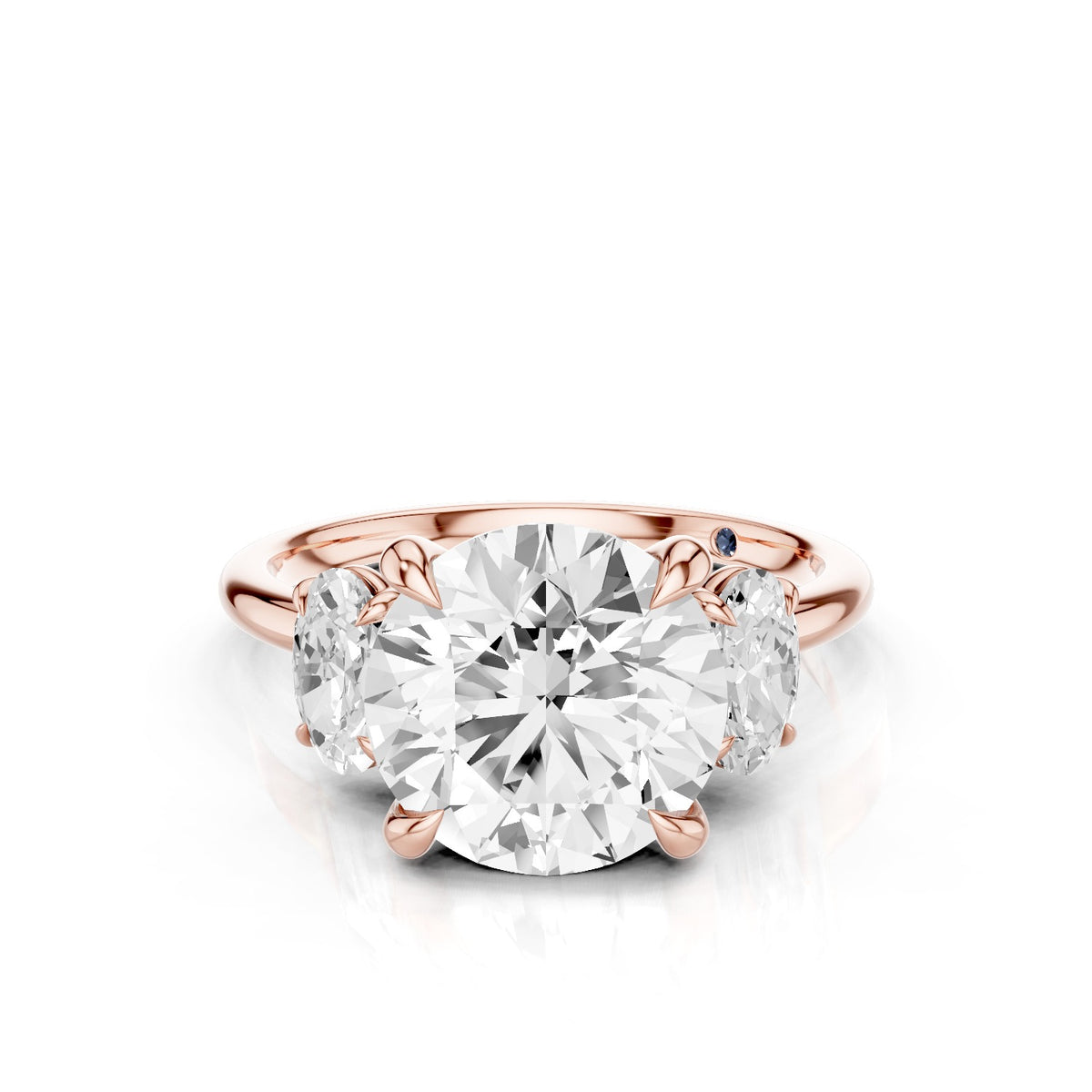 Calista – 3 Carat Classic Round Three Stone