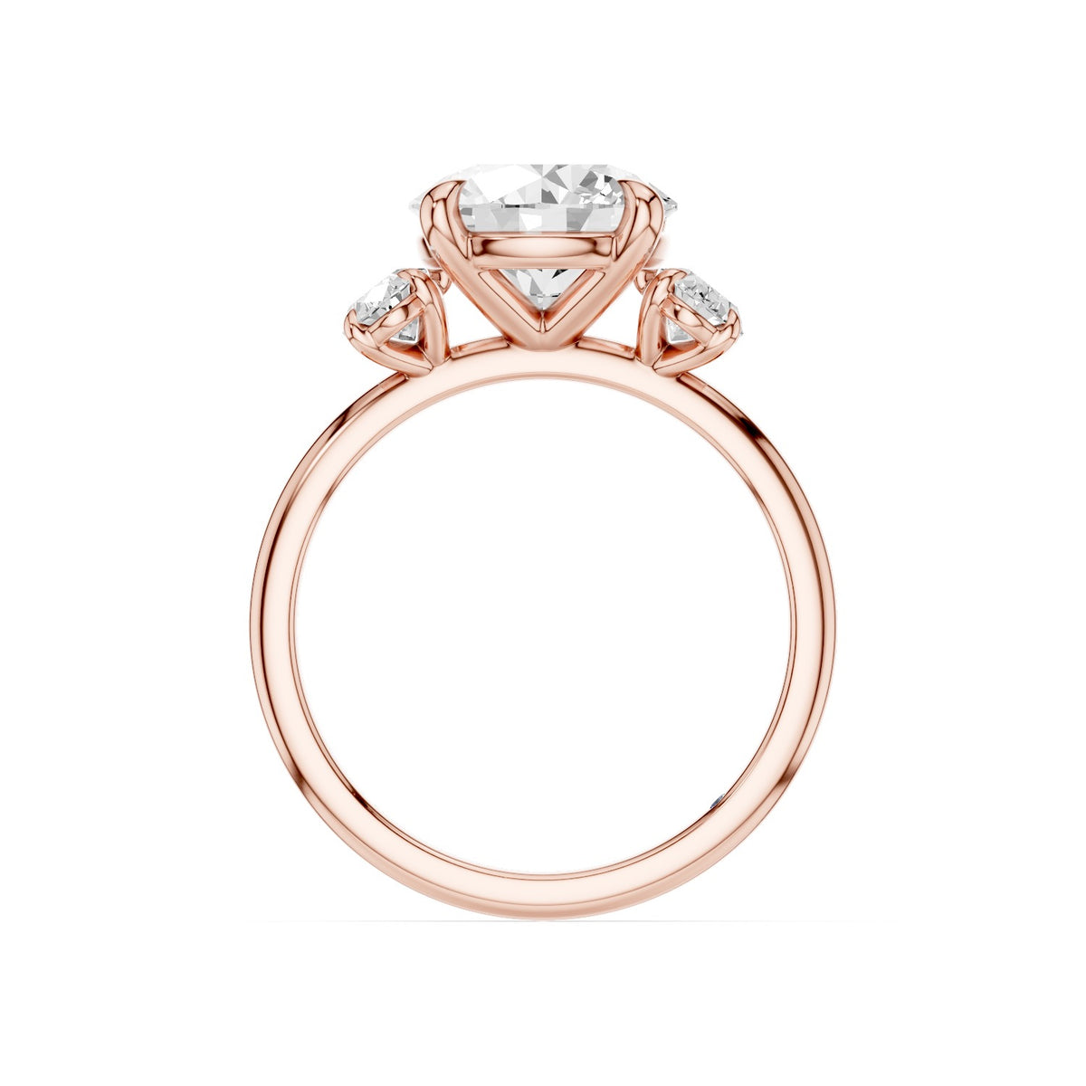 Calista – 3 Carat Classic Round Three Stone