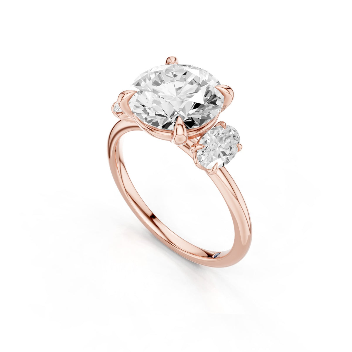 Calista – 3 Carat Classic Round Three Stone