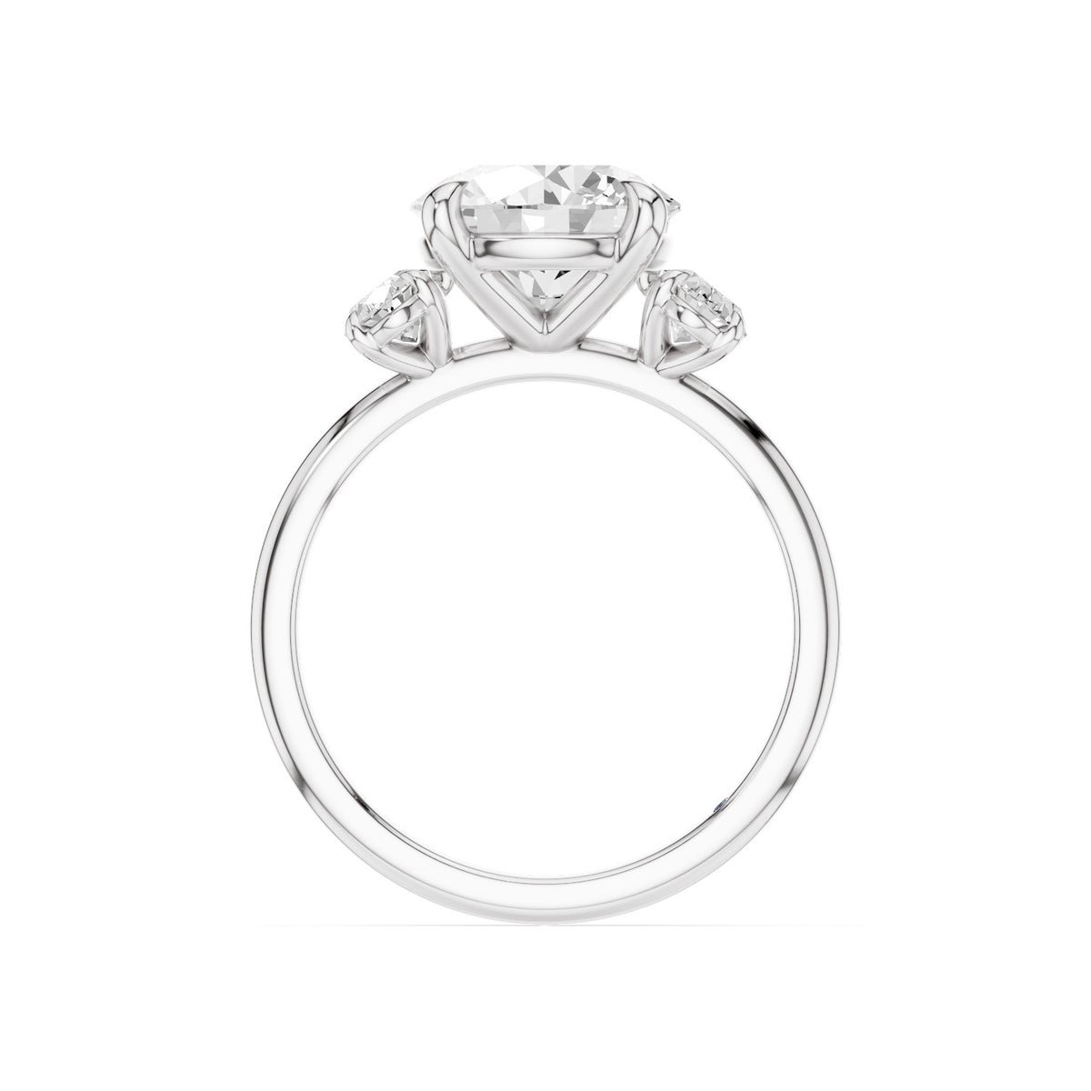 Calista – 3 Carat Classic Round Three Stone